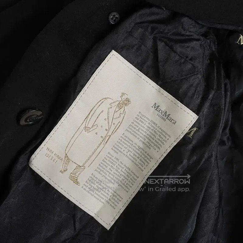Max Mara MaxMara Black Cashmere Coat for Women . Size S / US 4 / IT 40 - 7 Thumbnail