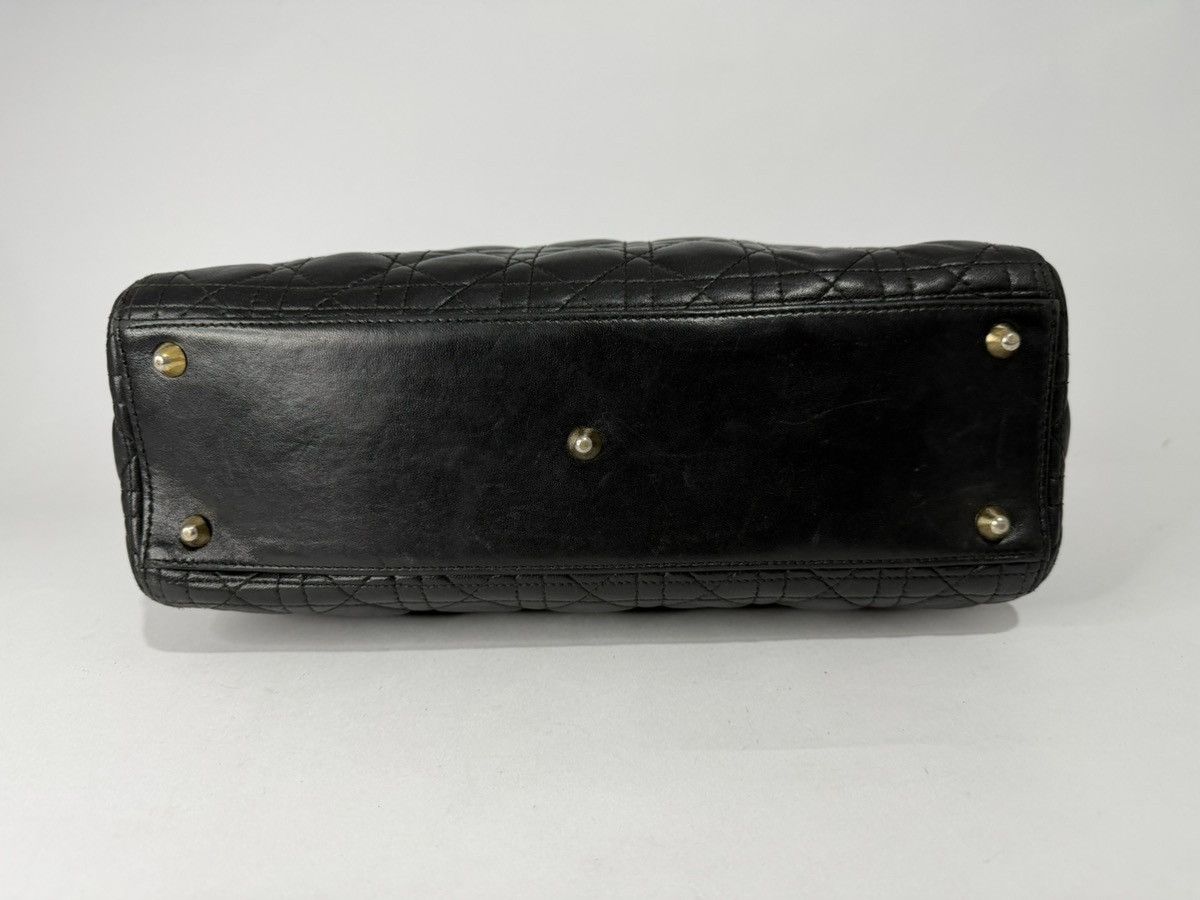 Dior Dior Black Large Lambskin Cannage Lady Dior Size ONE SIZE - 5 Thumbnail