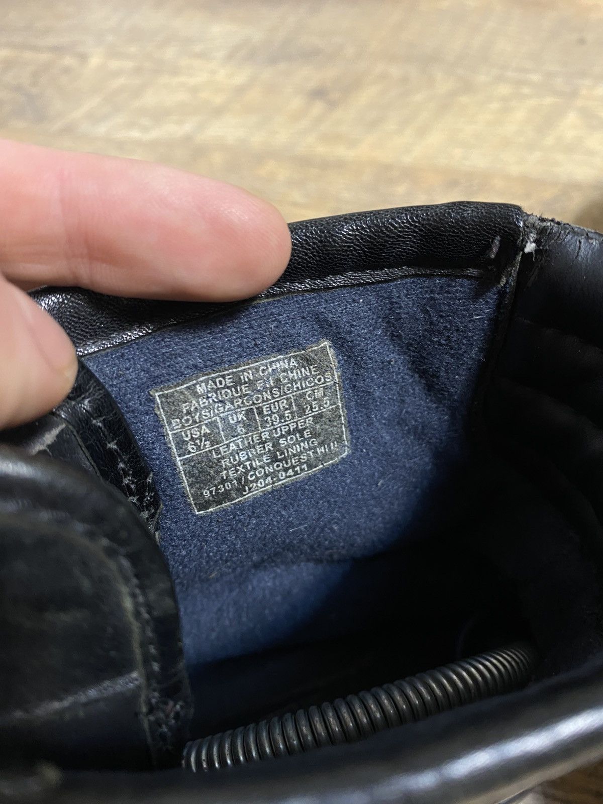 Polo Ralph Lauren Rare POLO Ralph Lauren Conquest Hi Style Boots Black Size US 6.5 / EU 39-40 - 8 Thumbnail