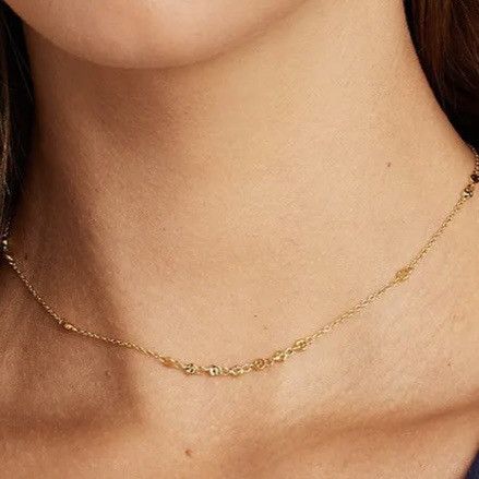 Gorjana Gorjana Chloe gold tone mini delicate choker necklace Size ONE SIZE - 4 Thumbnail