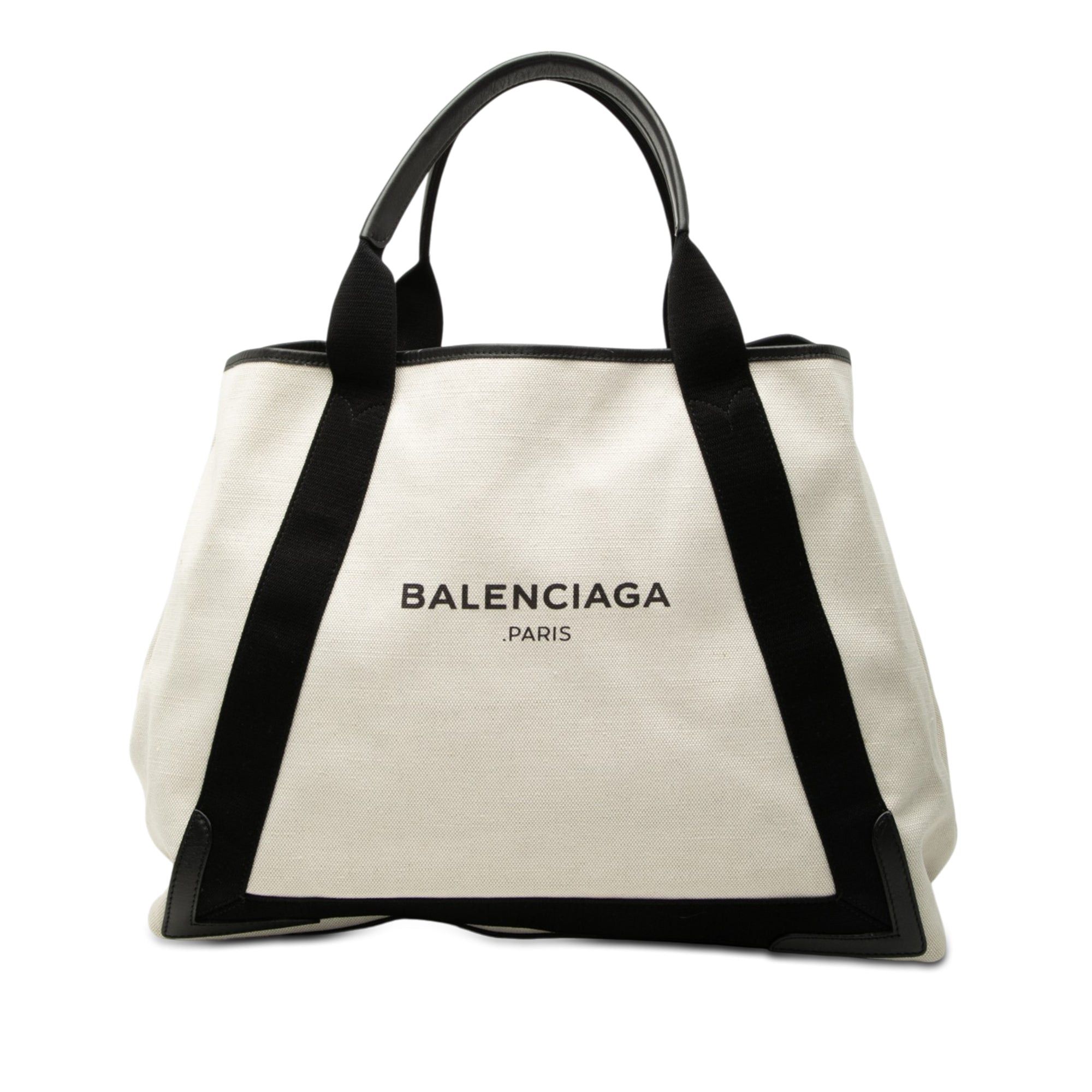 Balenciaga Canvas Navy Cabas Tote M Size ONE SIZE - 1 Thumbnail