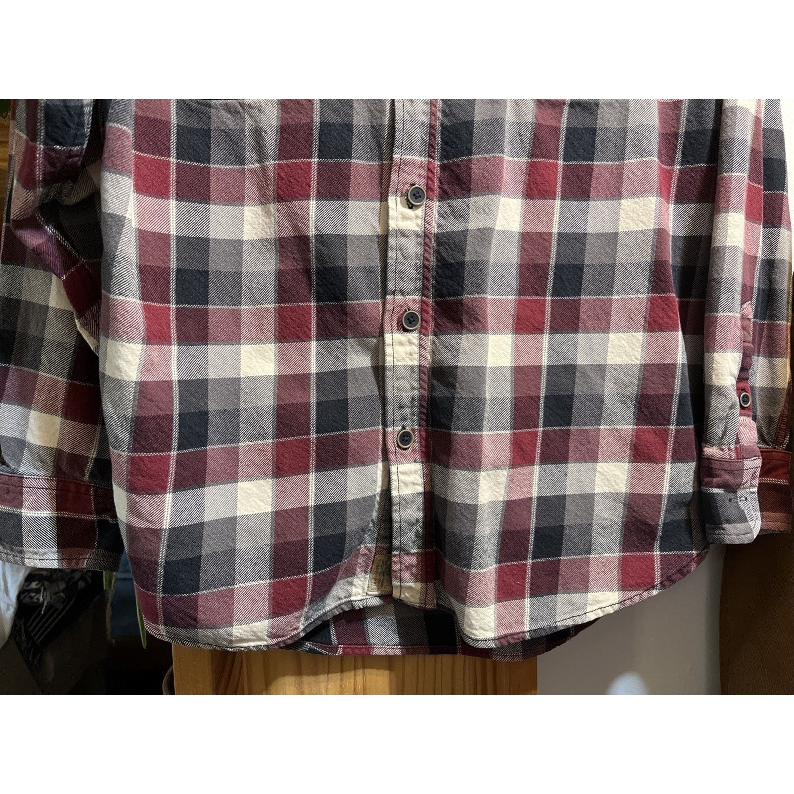 JACHS NY Jachs Shirt Men’s L Red Plaid Lumberjack Flannel Cotton Size US L / EU 52-54 / 3 - 5 Thumbnail