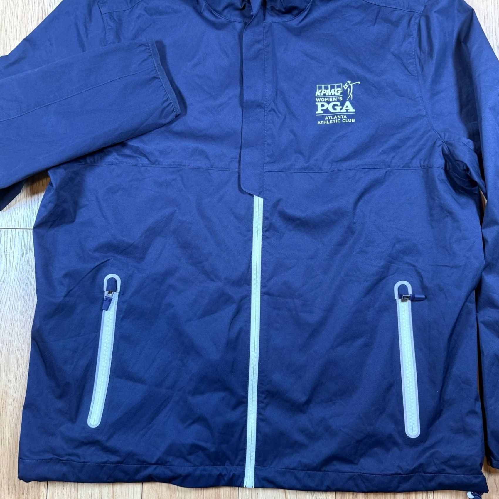 Ralph Lauren Polo Ralph Lauren Windbreaker Jacket Mens L Full Zip LPGA Water Repell Golf Nylon Blue Size US L / EU 52-54 / 3 - 3 Thumbnail