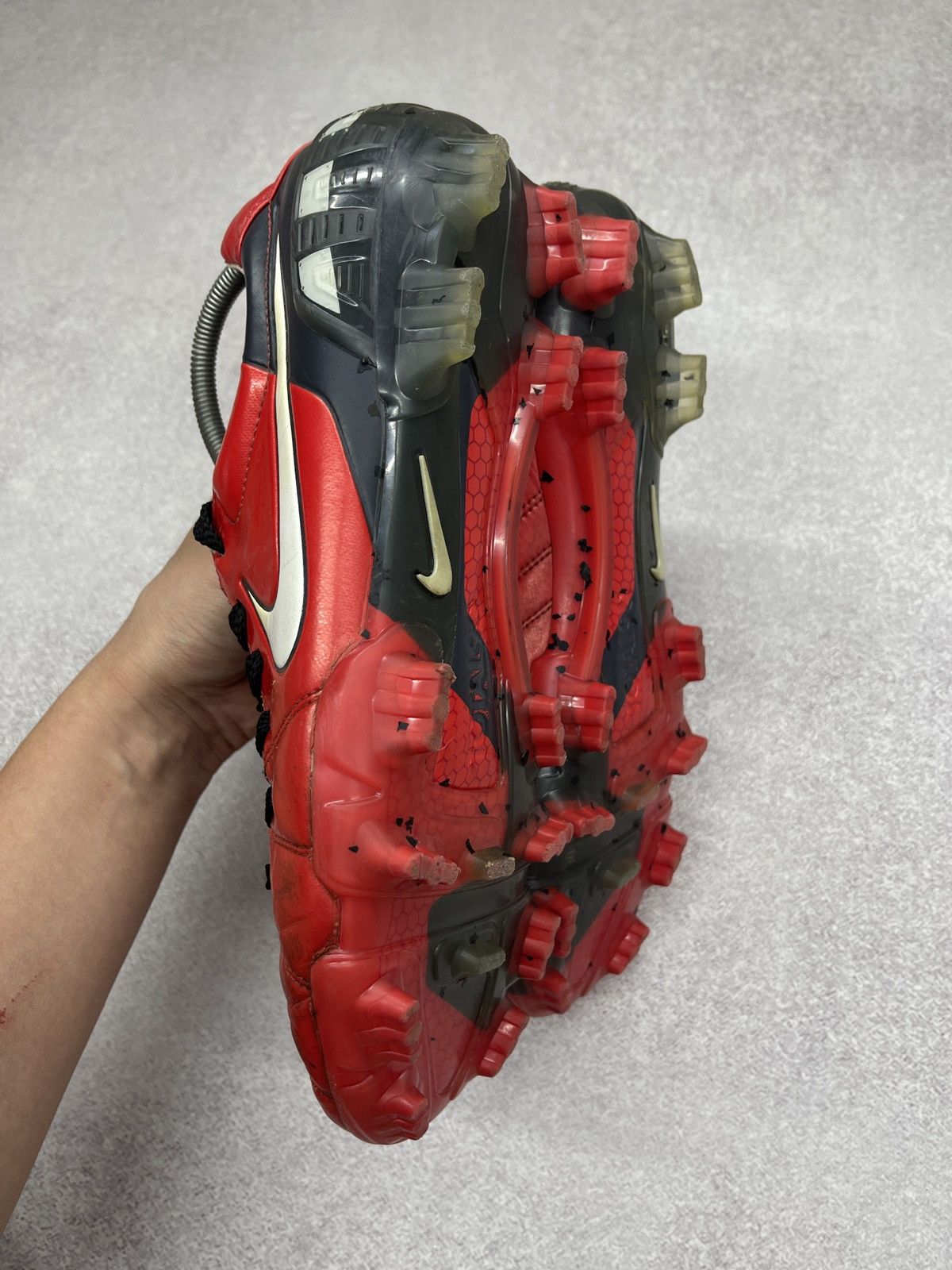 Nike Vintage Nike Total 90 Laser III FG Football Leather Boots Size US 11 / EU 44 - 13 Thumbnail