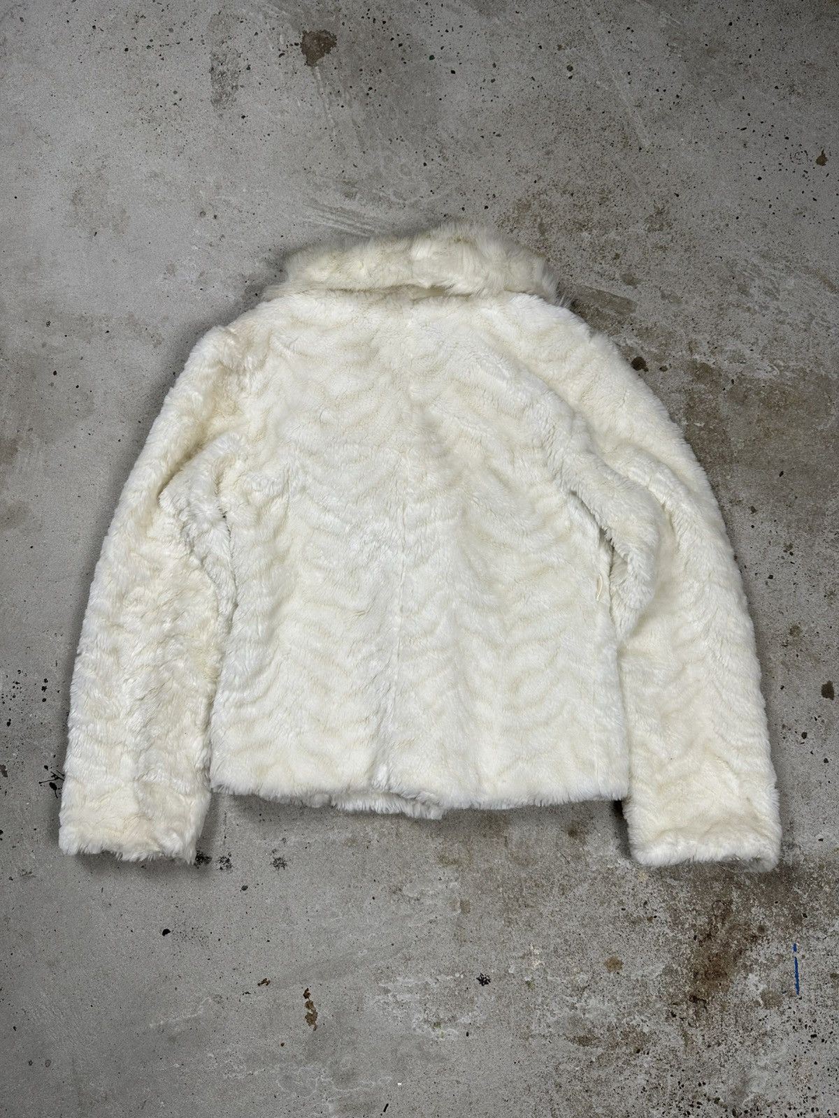 If Six Was Nine × Japanese Brand × Le Grande Bleu (L.G.B.) Vintage Y2K Faux Fur Beige Bomber Jacket Japanese Style Size US XS / EU 42 / 0 - 2 Thumbnail