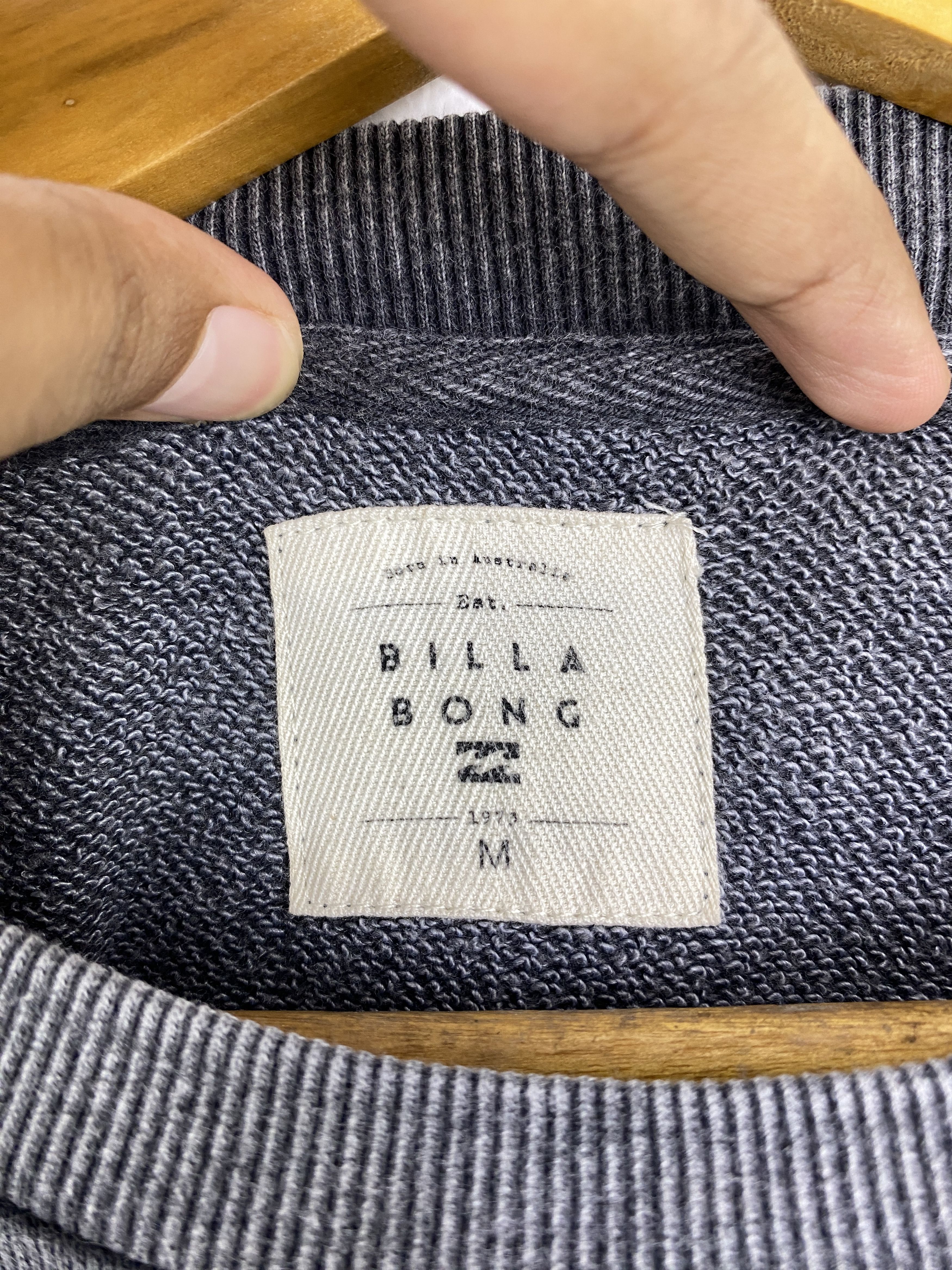 Billabong Vintage Billabong Single Pocket Sweatshirt SH0085 Size US M / EU 48-50 / 2 - 5 Thumbnail