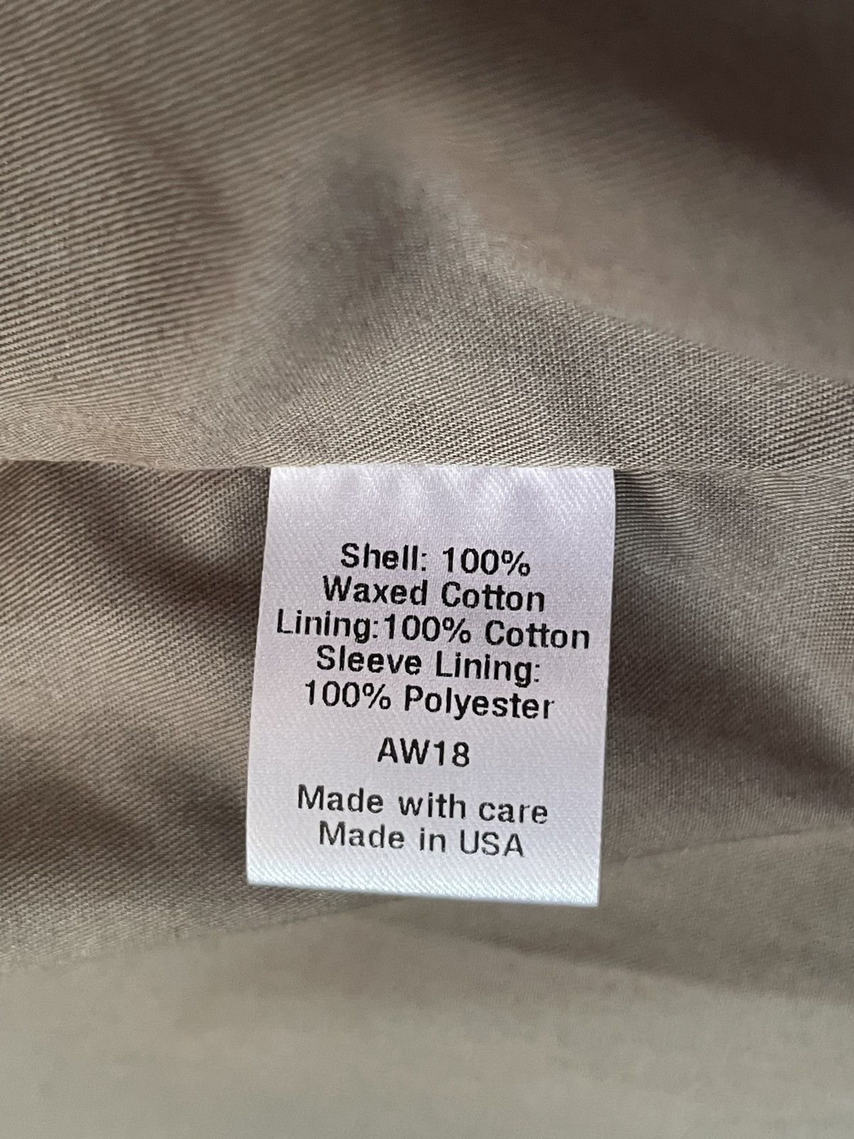 Corridor Corridor M65 Waxed Cotton Jacket, Olive, size XS (46) Size US S / EU 44-46 / 1 - 8 Thumbnail
