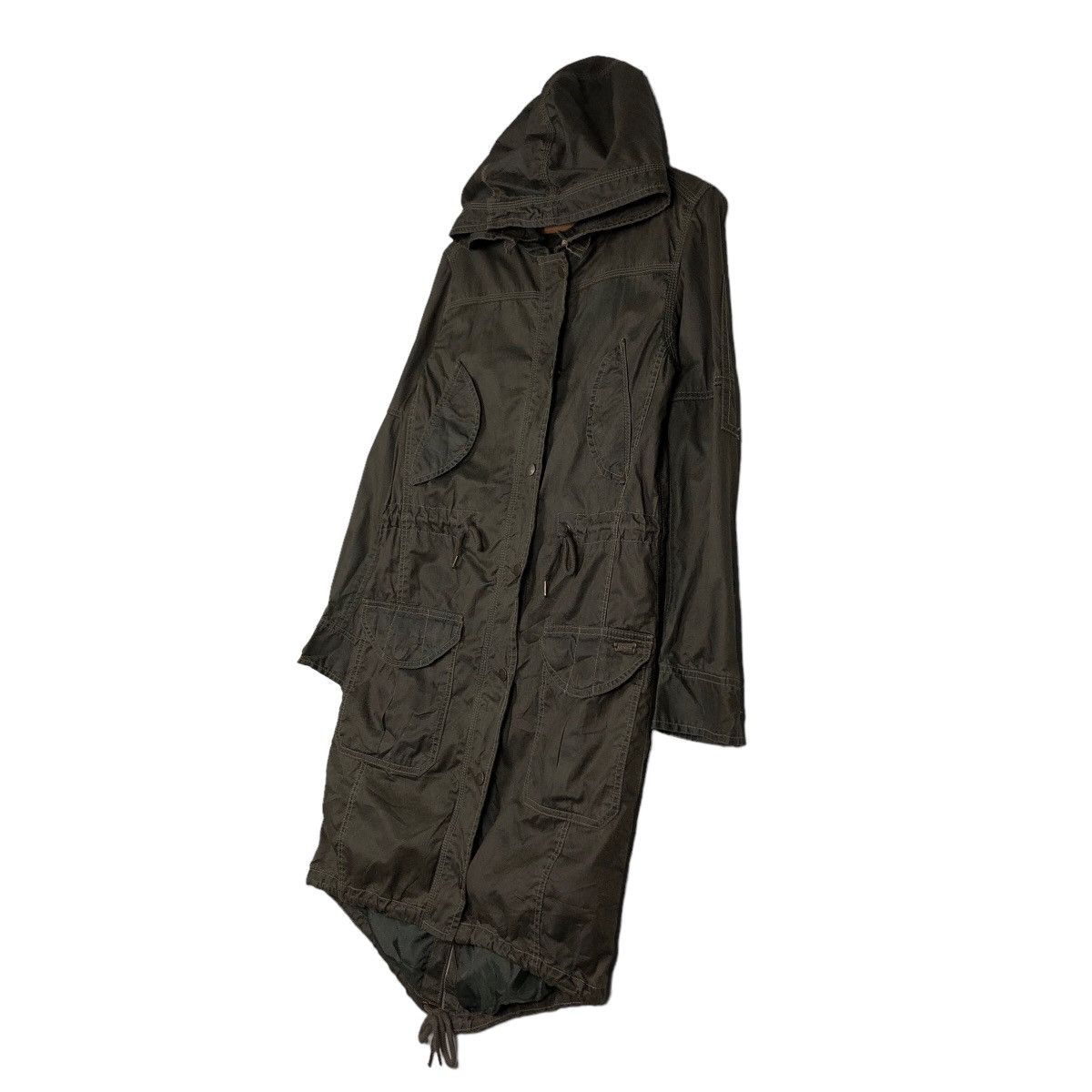 Japanese Brand 🔥Vintage Wax Fish Tail Parka Jacket Levi’s Biker Parachute Size US S / EU 44-46 / 1 - 2 Thumbnail