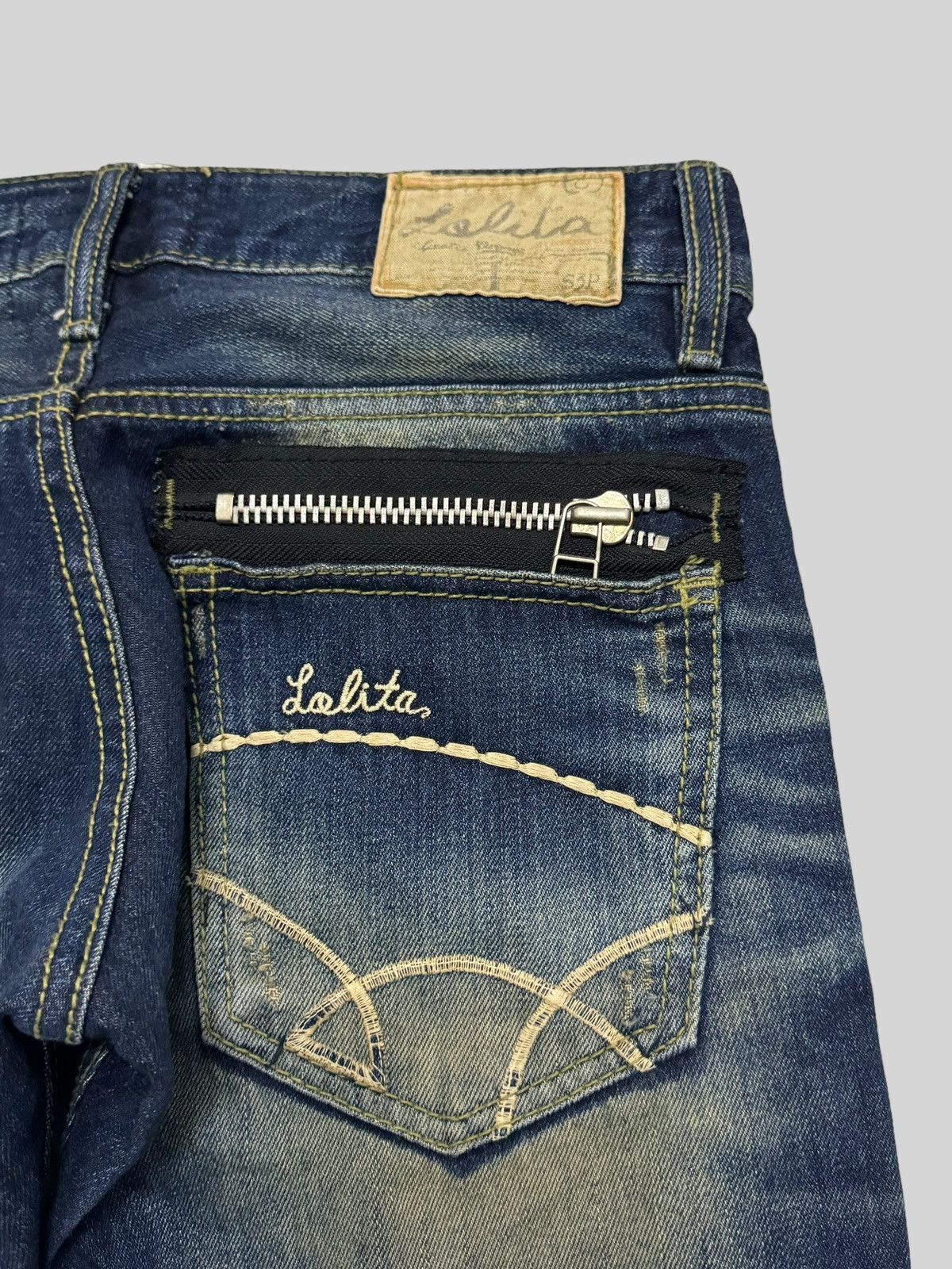 LOLITA JEANS MUDWASH ACID WASH DENIM JEANS