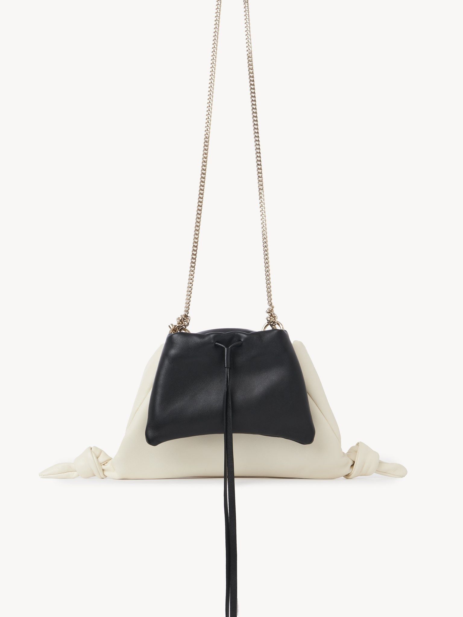 Chloe o1loc1c1224 Size: OS / CHC23 Arlene Pouch in White/Black Size ONE SIZE - 4 Thumbnail