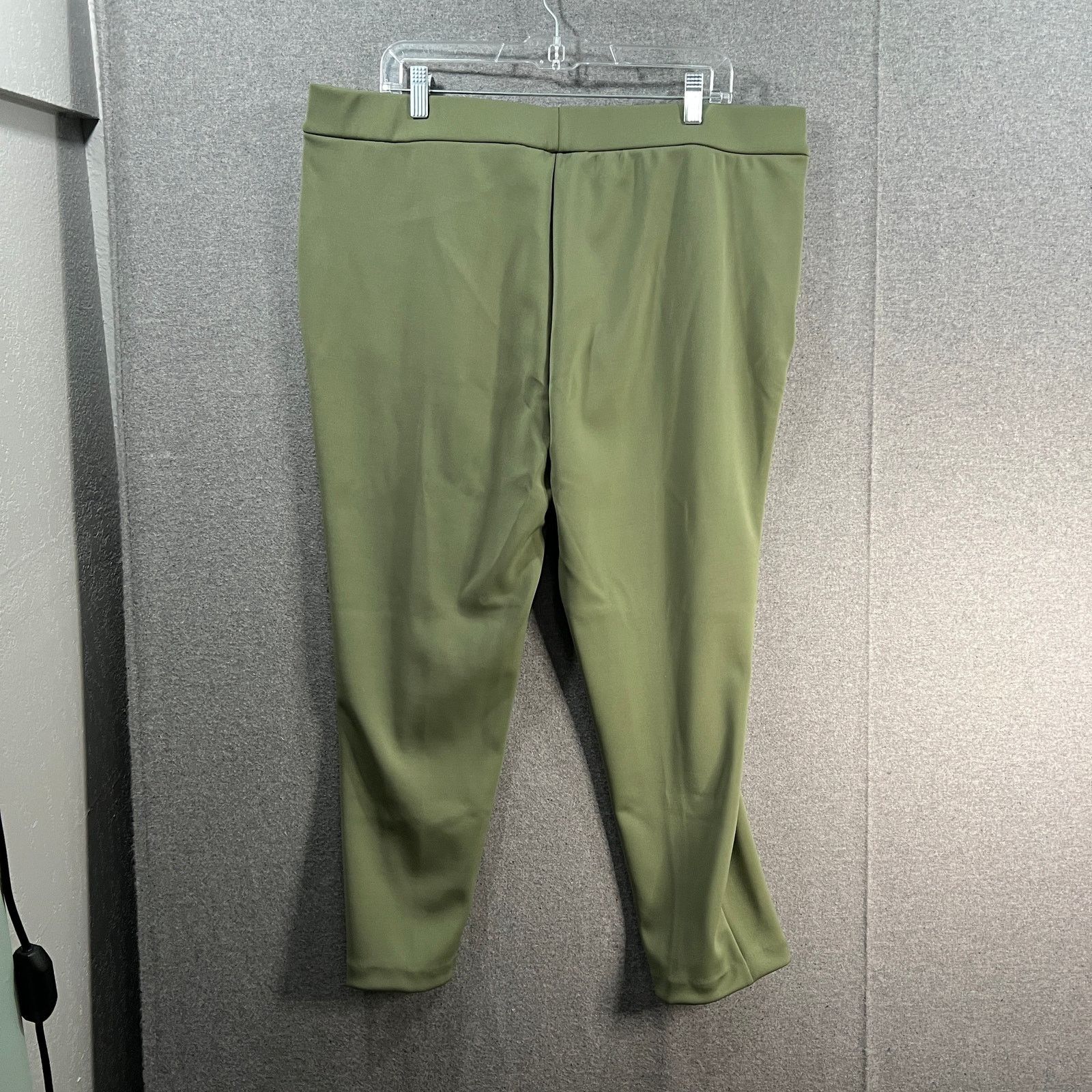 Other Isaac Mizrahi Live! Superknit Skinny Ankle Pant Fresh Olive Size 36" / US 14 / IT 50 - 2 Thumbnail