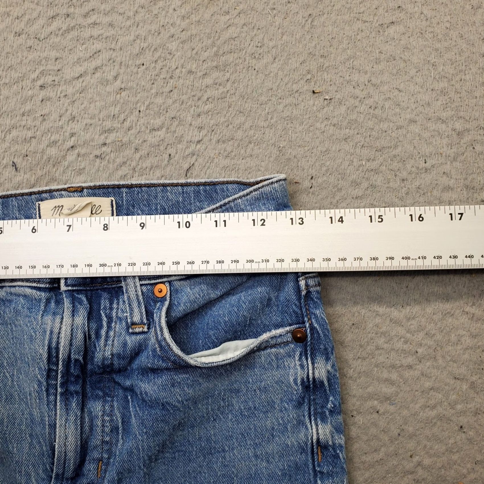 Madewell VINTAGE Madewell Jeans Womens Size 24 Blue Denim Stretch Regular Fit Size 42" / US 20 - 6 Thumbnail