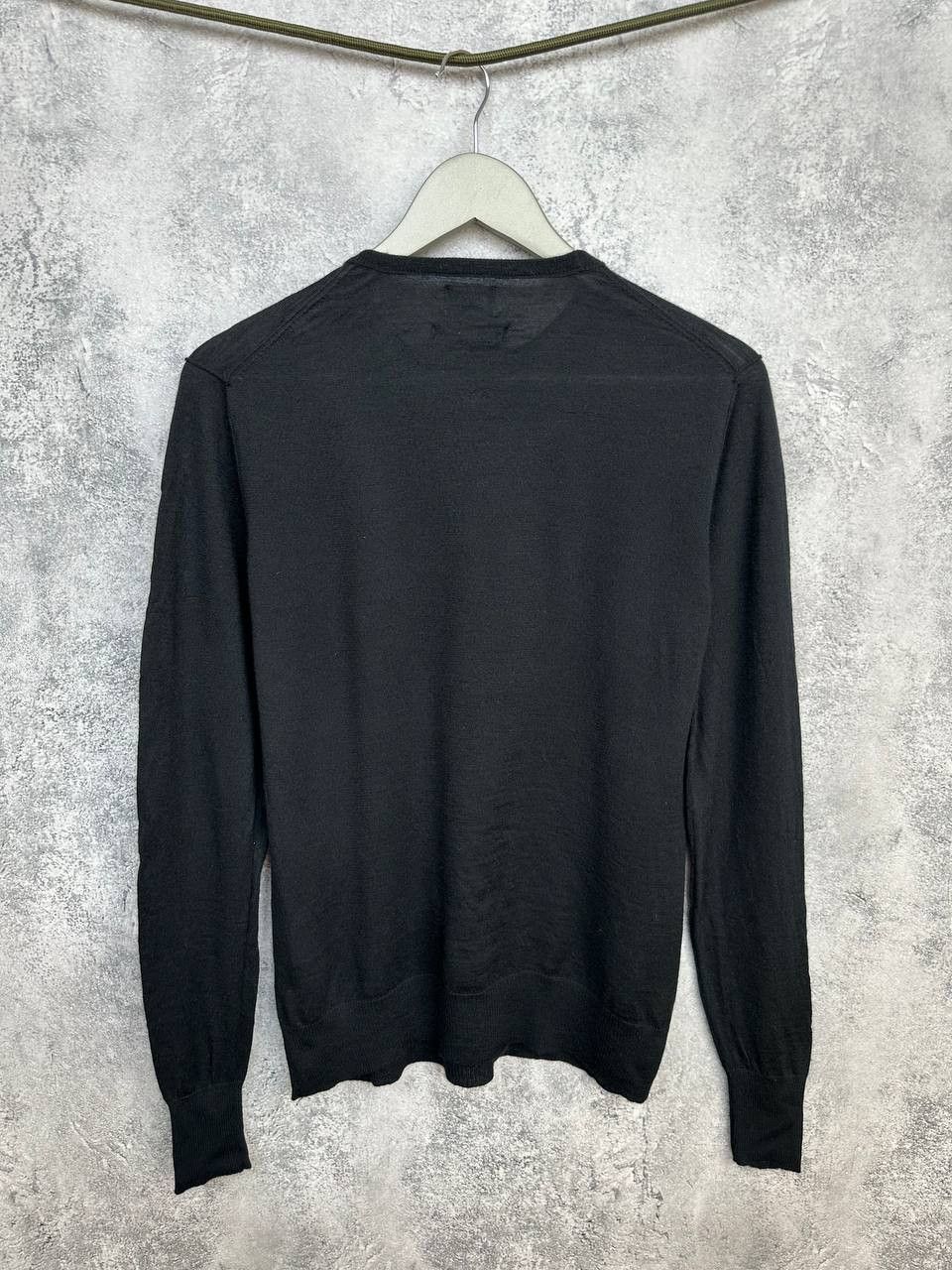 Replay Replay Exclusive Knitwear 100% Lana Wool Sweater Black Crew Size M / US 6-8 / IT 42-44 - 2 Thumbnail