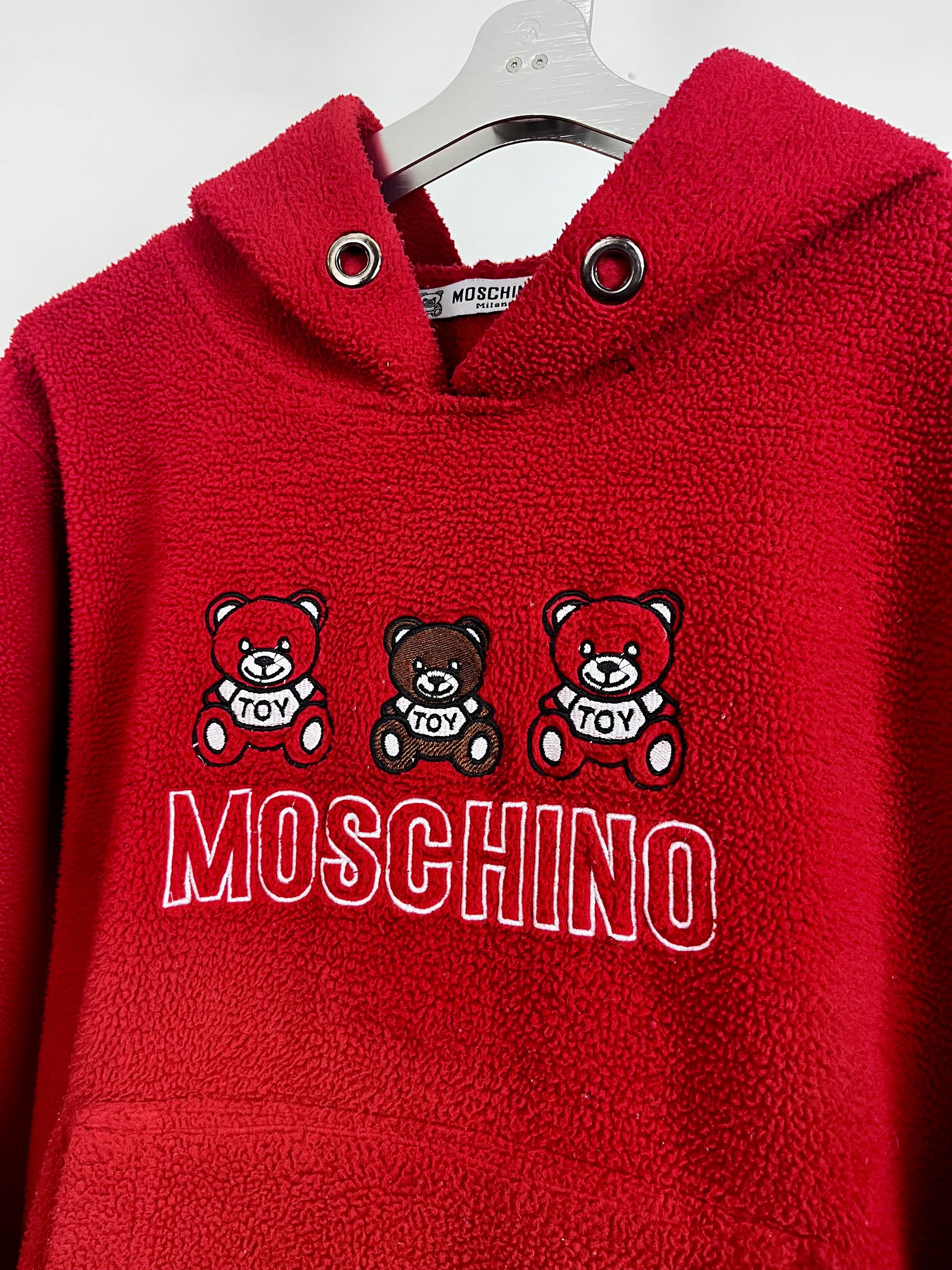 Moschino Moschino Medium Pile Fleece Hoodie Size M / US 6-8 / IT 42-44 - 3 Thumbnail