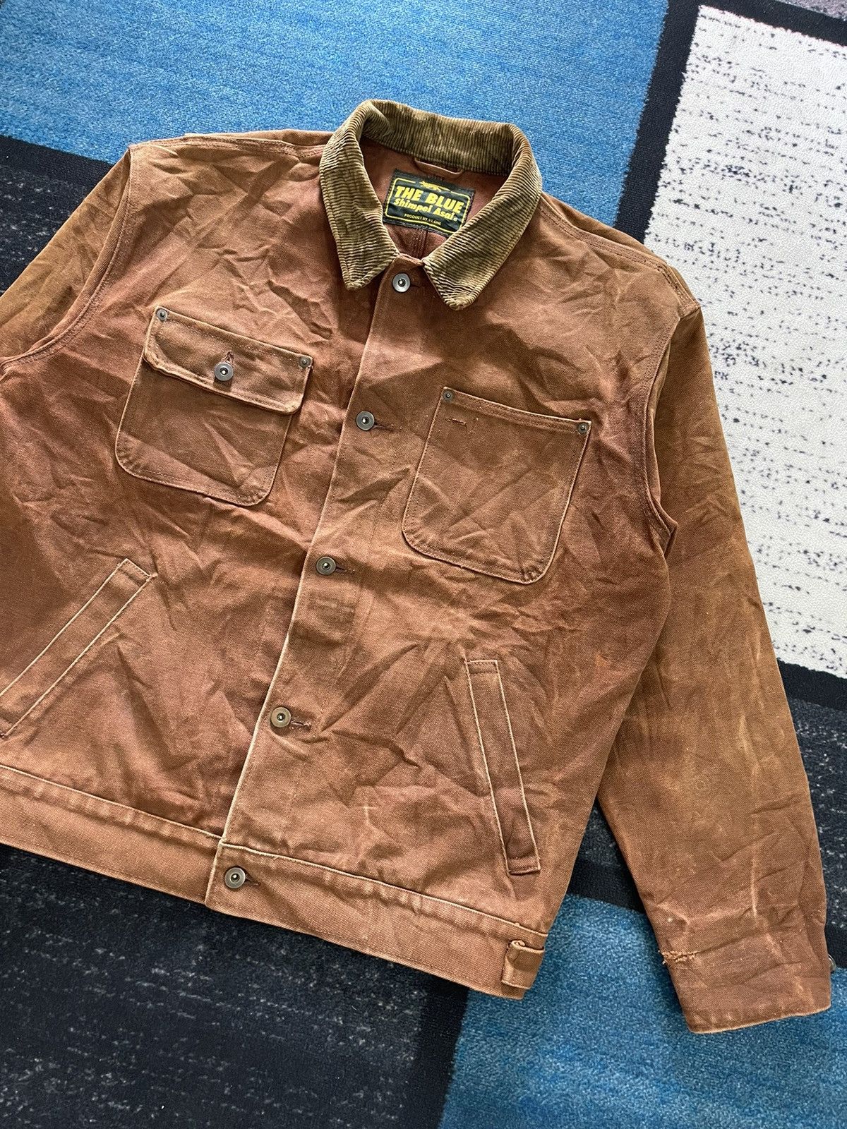 Japanese Brand Vintage The Blue Persimmon Tannin Jacket Size US L / EU 52-54 / 3 - 3 Thumbnail