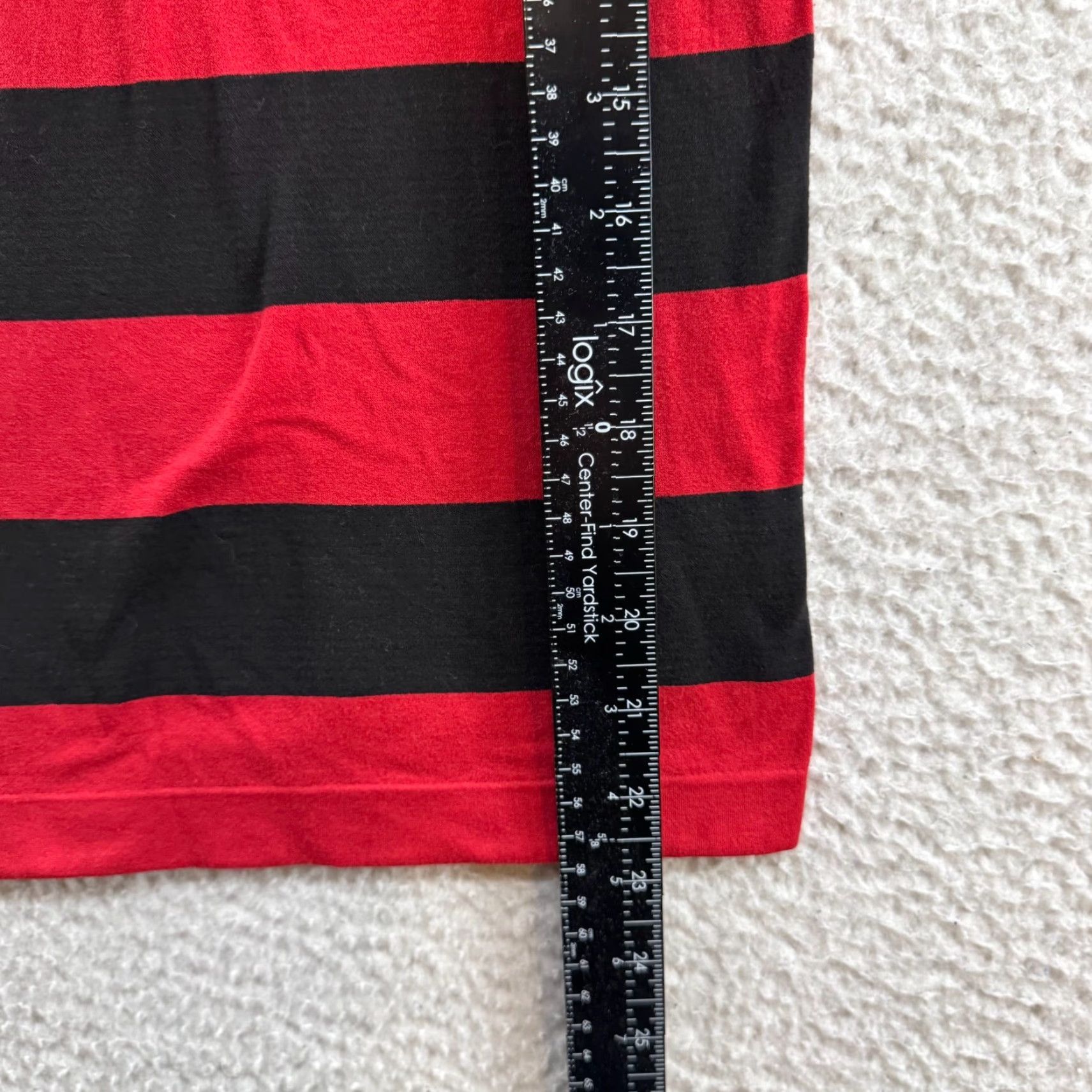 Vintage VINTAGE Y2K Red Striped Camisole Tank Top S/M Goth Punk Shirt Girls Womens Size S / US 4 / IT 40 - 5 Thumbnail