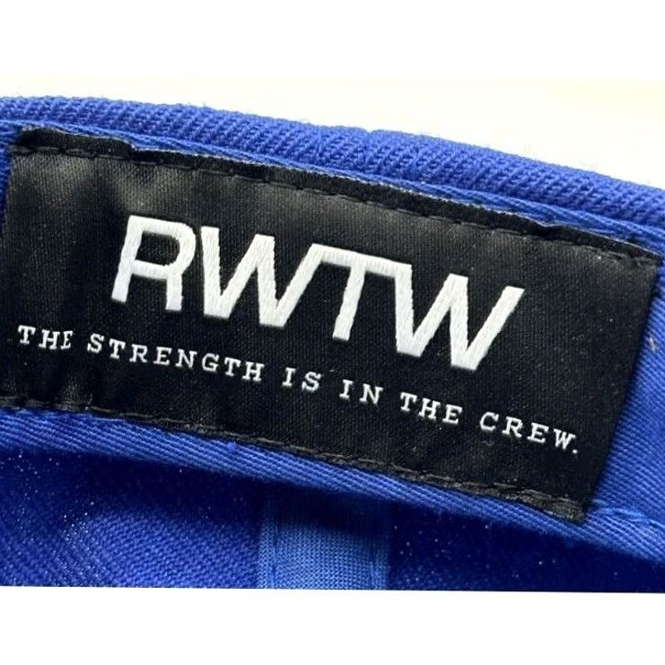 Vintage RWTW Hat Adult Adjustable Blue Embroidered Logo Snapback Baseball Cap Mens NEW Size ONE SIZE - 6 Thumbnail