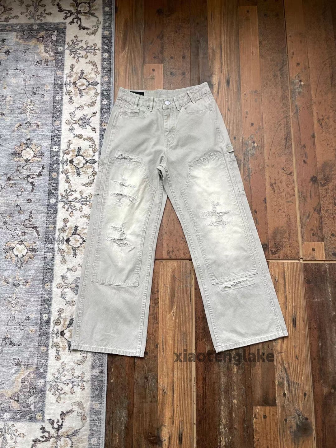 Vintage zx vintage washed faded loose baggy carpenter pants Size US 32 / EU 48 - 1 Thumbnail