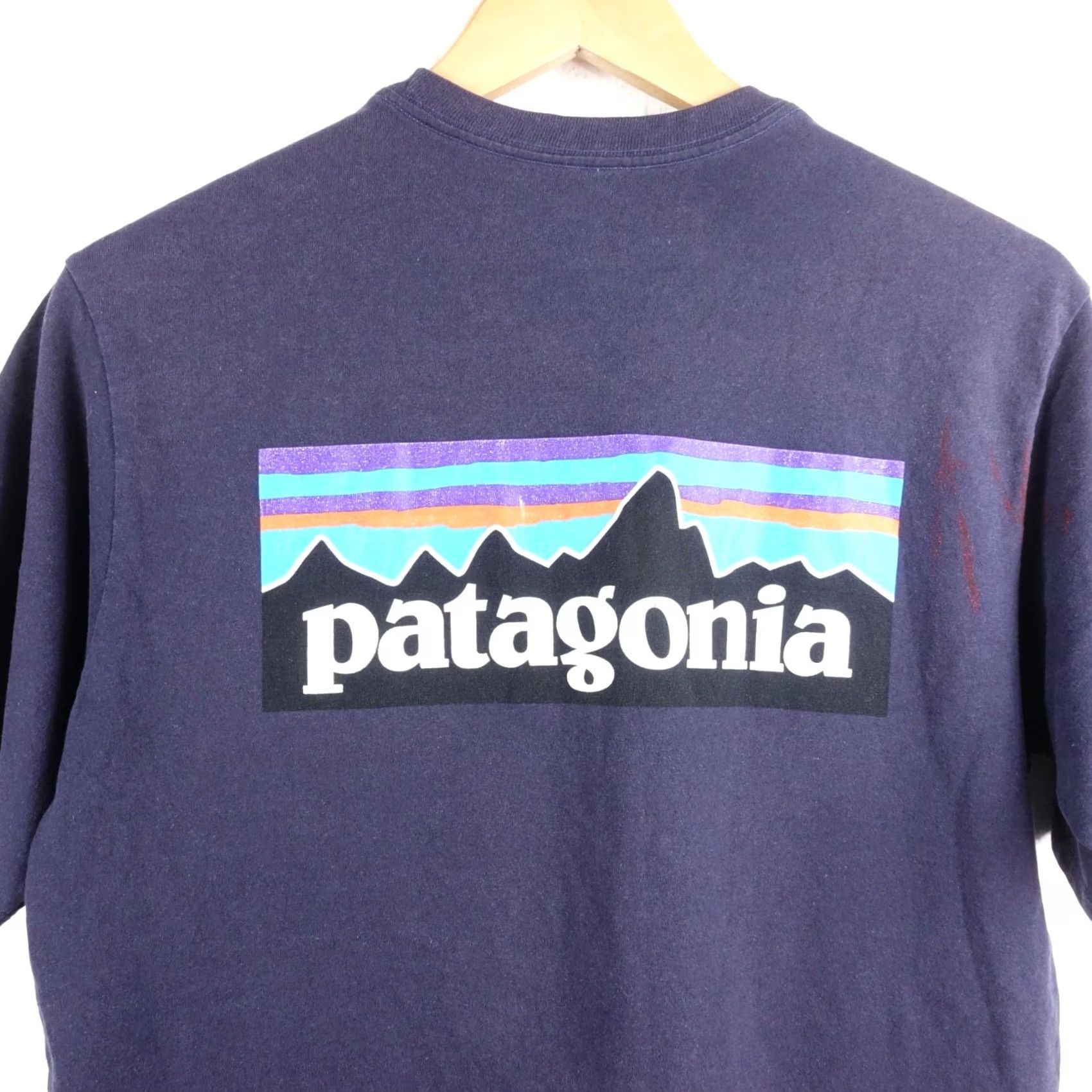 Patagonia Patagonia T-Shirt Mens Responsibili-Tee Size S Navy Logo Short Sleeve Crew Neck Mountain Breathable Size US 29 - 7 Thumbnail