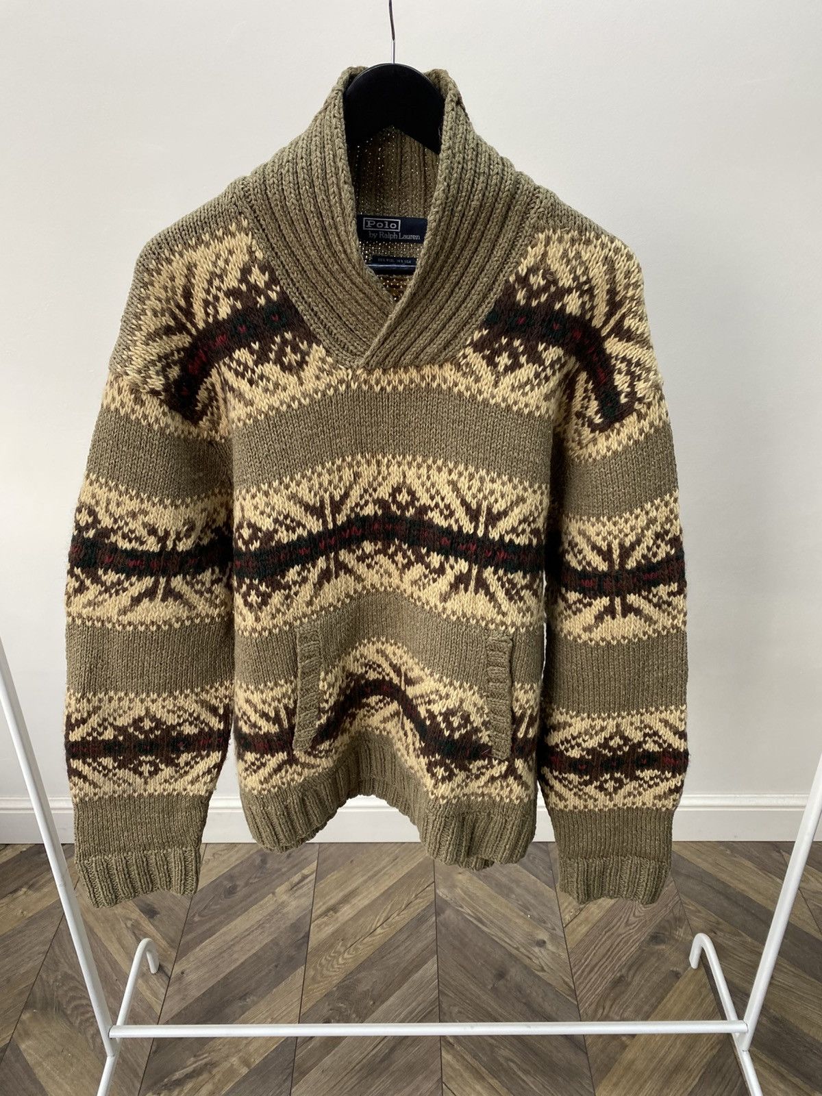 Polo Ralph Lauren Vintage Polo Ralph Lauren Hand Knit Wool Blend Sweater Size US XXL / EU 58 / 5 - 6 Thumbnail