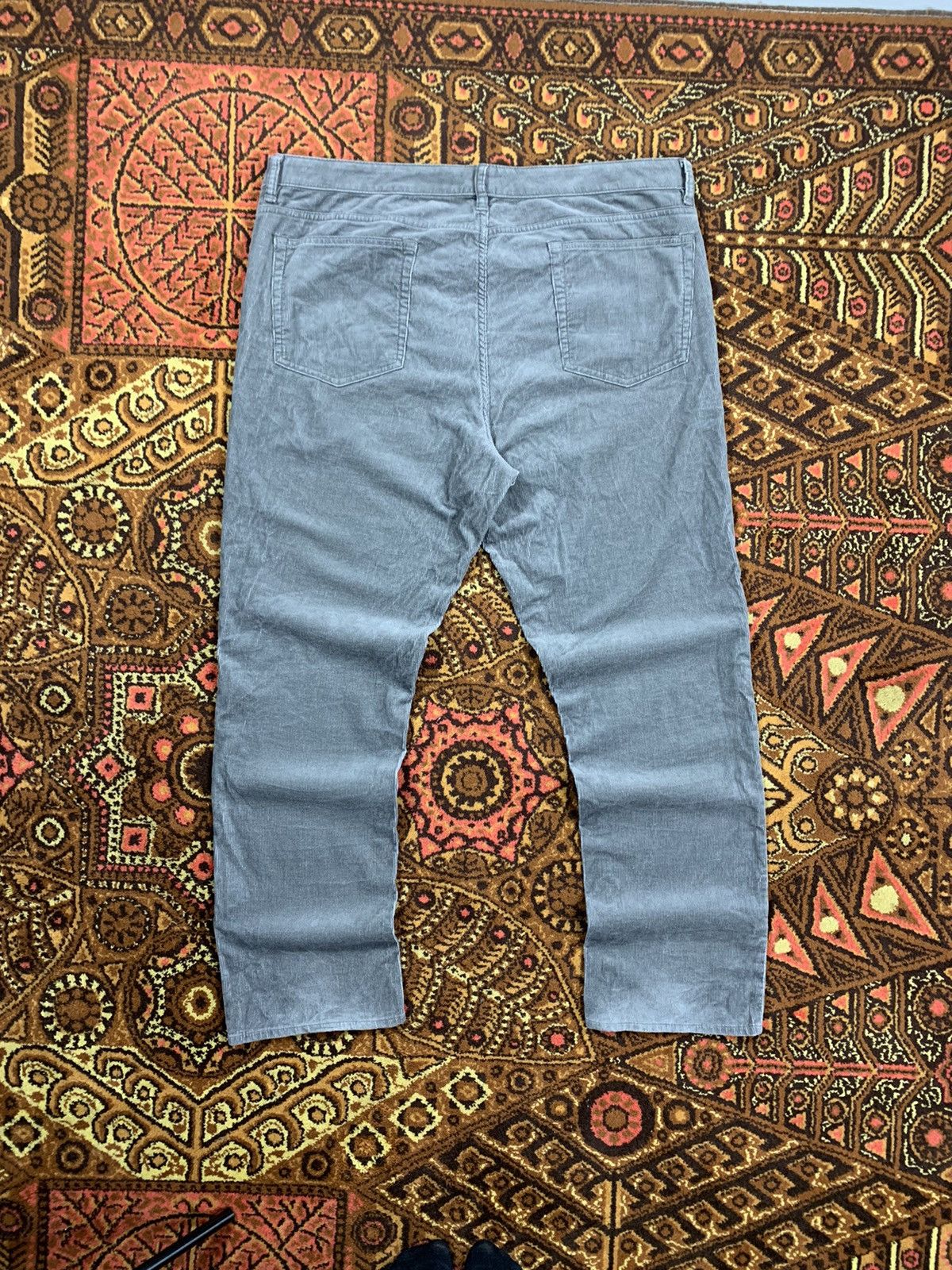 Polo Ralph Lauren × Ralph Lauren × Vintage 90s Polo Sport Ralph Lauren Corduroy Trousers Size US 35 - 3 Thumbnail