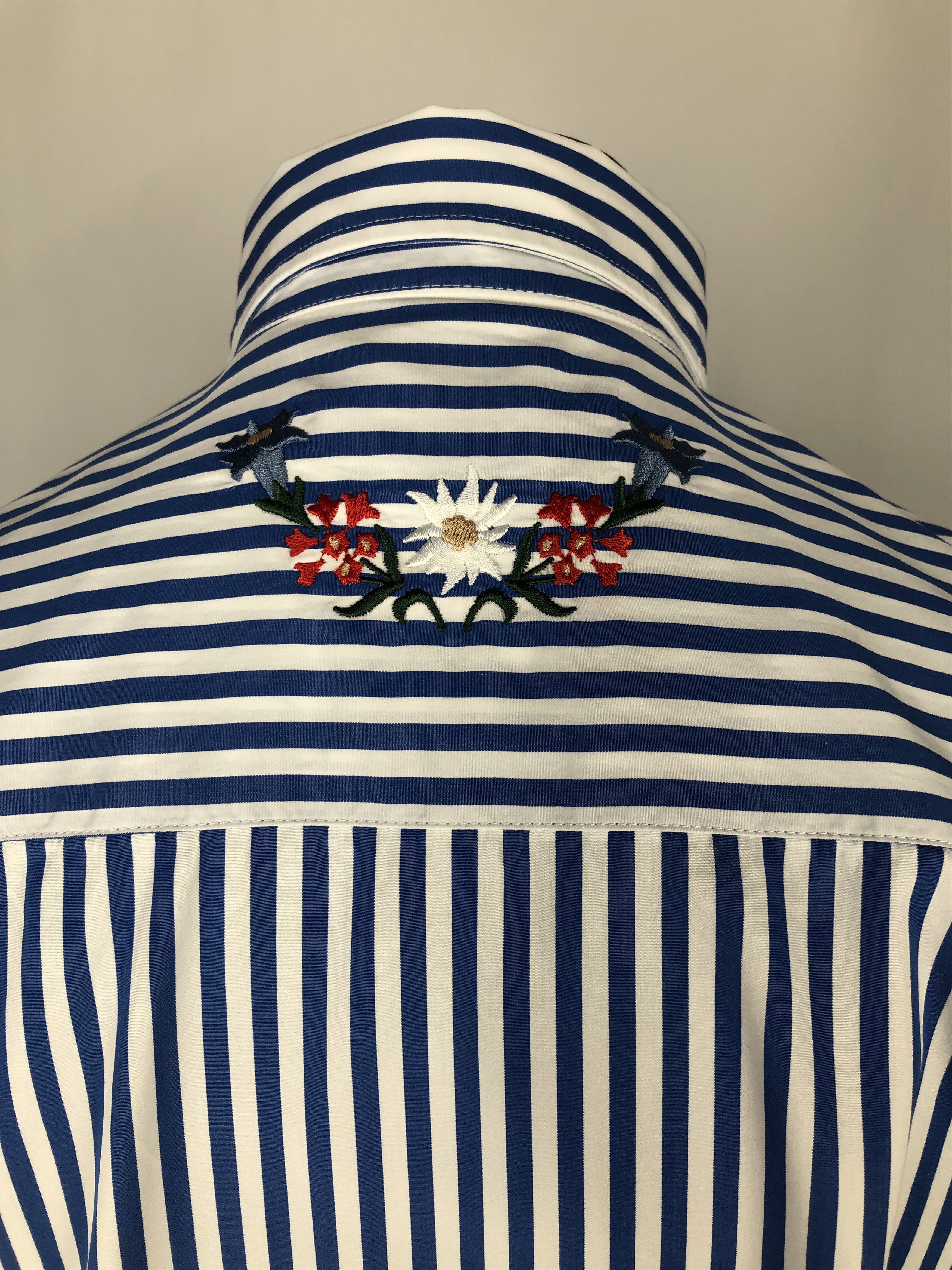 Noah Noah Striped Floral Shirt Size US L / EU 52-54 / 3 - 5 Thumbnail