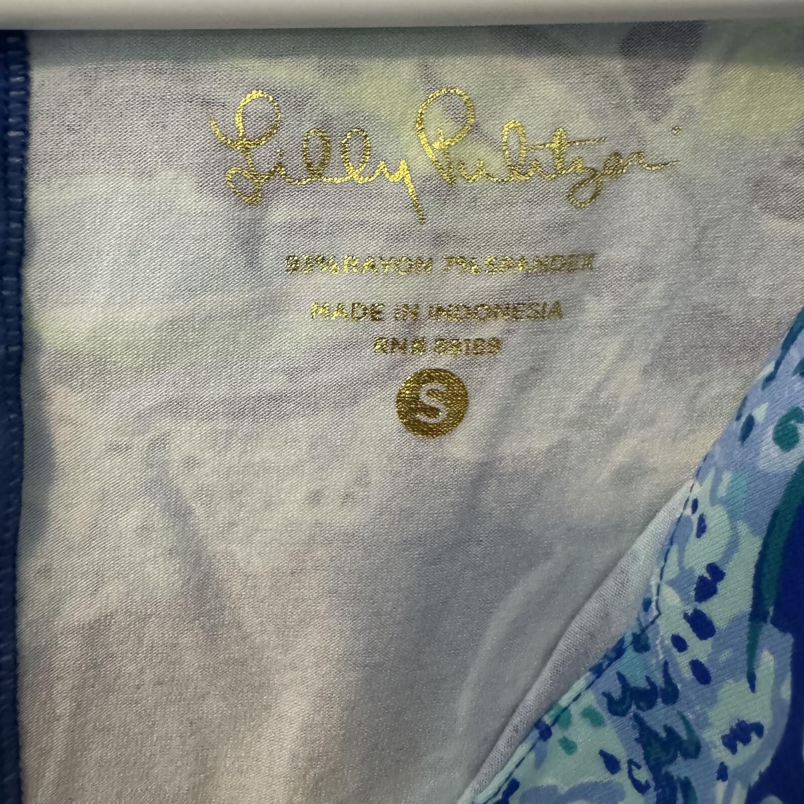 Unknown London Lilly Pulitzer Sophiletta Small- "Blue Current Sea Sirens" Size M / US 6-8 / IT 42-44 - 4 Thumbnail