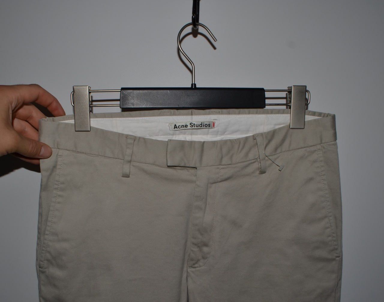 Acne Studios Acne Studios Max Twill Chino Cropped Trouser Jogger Pants Size US 34 / EU 50 - 3 Thumbnail