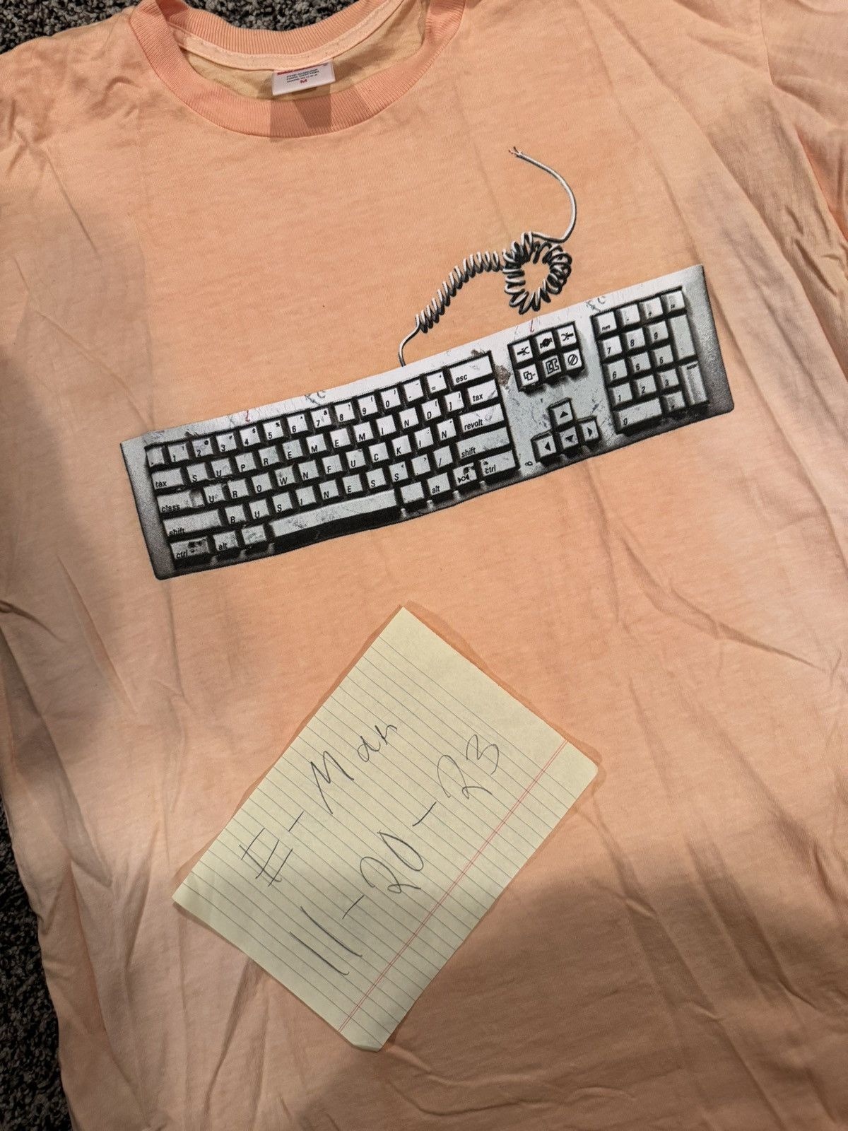 Supreme keyboard tee online