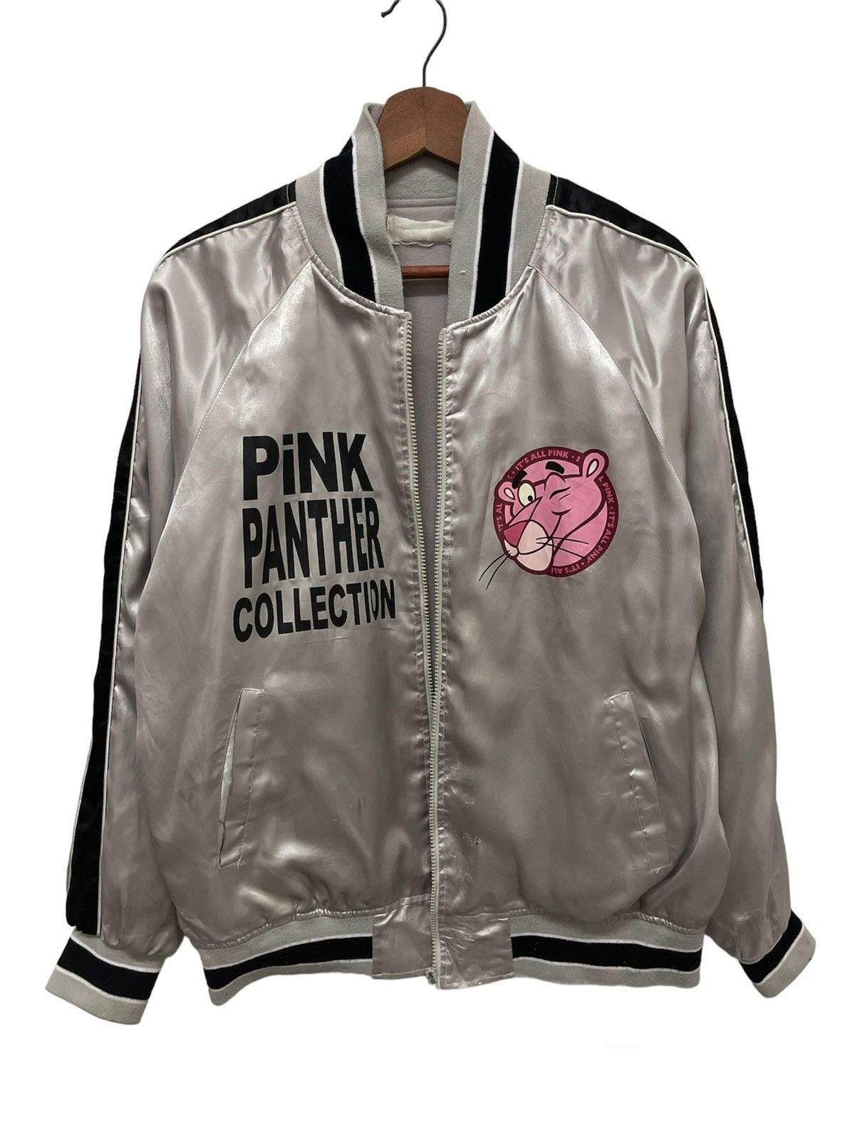 Pink Panther Satin 2024 Jacket Size Medium