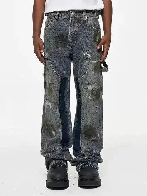 Japanese Brand Vintage distressed washed micro-flare jeans Size US 32 / EU 48 - 3 Thumbnail