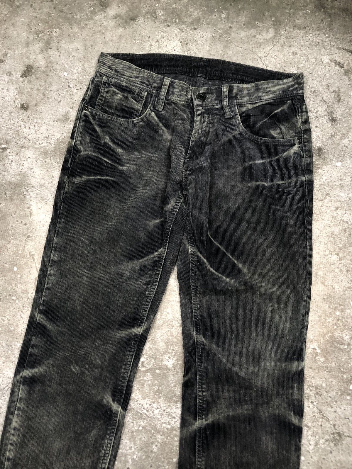 Neil Barrett BLACK BARRETT By Neil Barrett Bleached Corduroy Pants Size US 29 - 2 Thumbnail