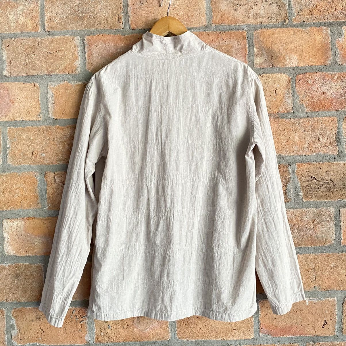 Issey Miyake Plantation Beige Button-Up Shirt with High Neck Size M / US 6-8 / IT 42-44 - 6 Thumbnail