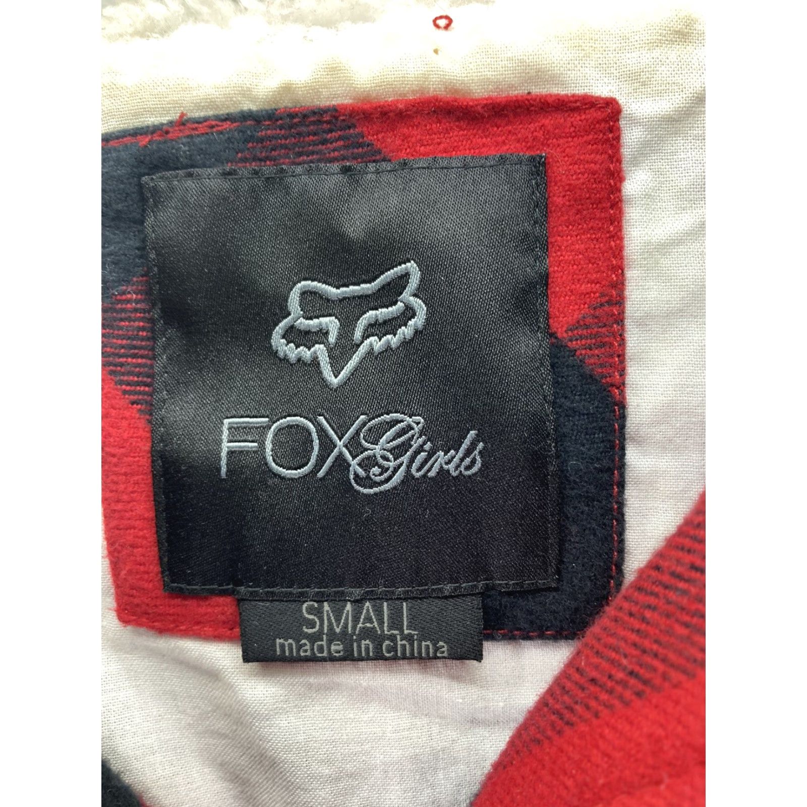 Vintage FOX Flannel Jacket Womens Size Small Buffalo Check Plaid Fleece Hood Outdoor Jacket/Coat Casual Womens Regular Late Size S / US 4 / IT 40 - 5 Thumbnail