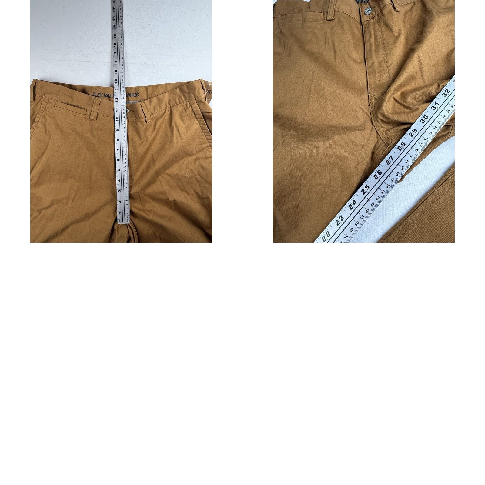 Vintage Duluth Pants Mens 38x28 Khakis Flat Front Canvas Brown 28 Inseam Regular Straight NWT Flex Ballroom Standard Fit Pockets Barley NWT Size US 38 / EU 54 - 8 Thumbnail