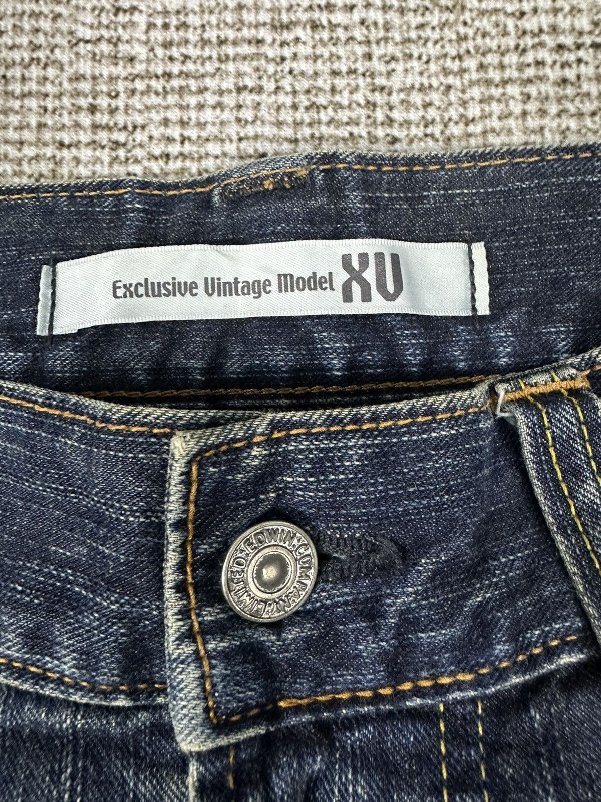 Edwin Edwin 405 XV Vintage Wash Distressed Denim W33 D742 Size US 33 - 9 Thumbnail