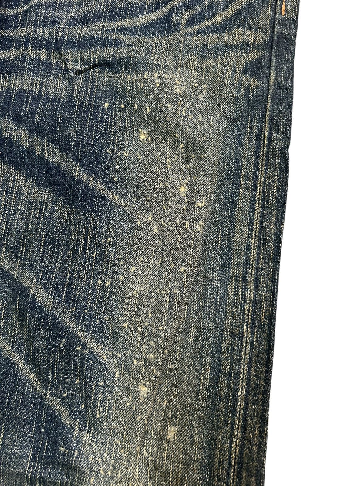 Edwin × If Six Was Nine × Kapital FLARE EDWIN BLUETRIP Distressed Japanese Punk Style Denim 🎌🎌 Size US 35 - 8 Thumbnail