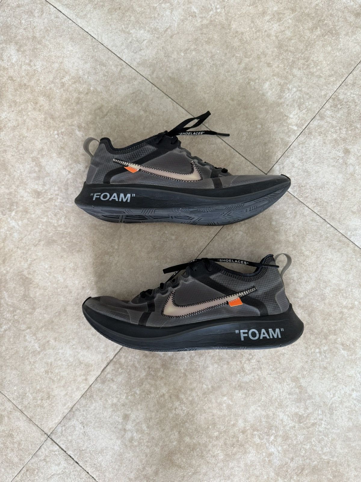 Nike × Off-White Nike Off-White Zoom Fly Size US 10 / EU 43 - 2 Thumbnail