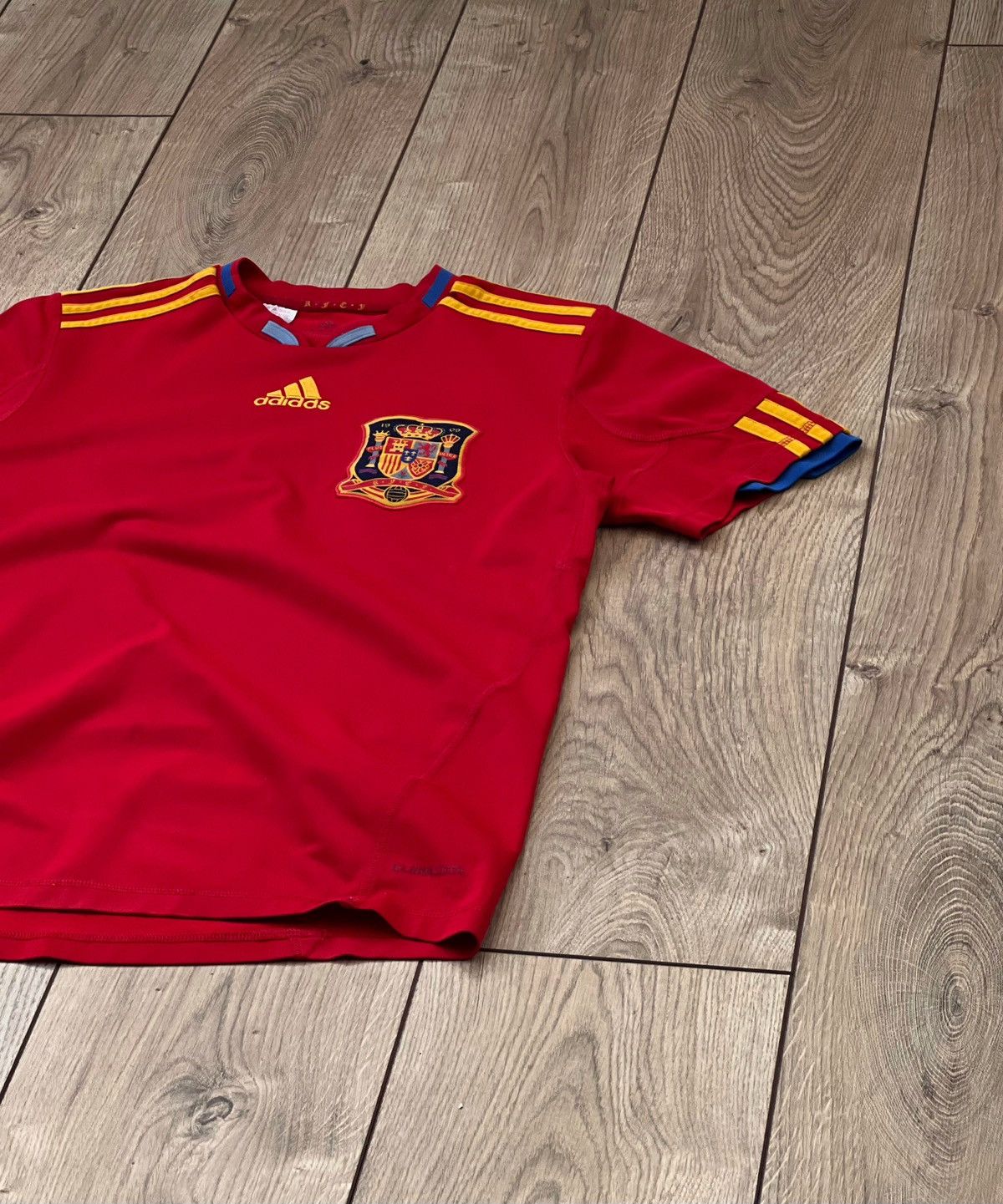 Adidas Adidas Spain Soccer Jersey 2010 Home Boys M Size US M / EU 48-50 / 2 - 1 Thumbnail