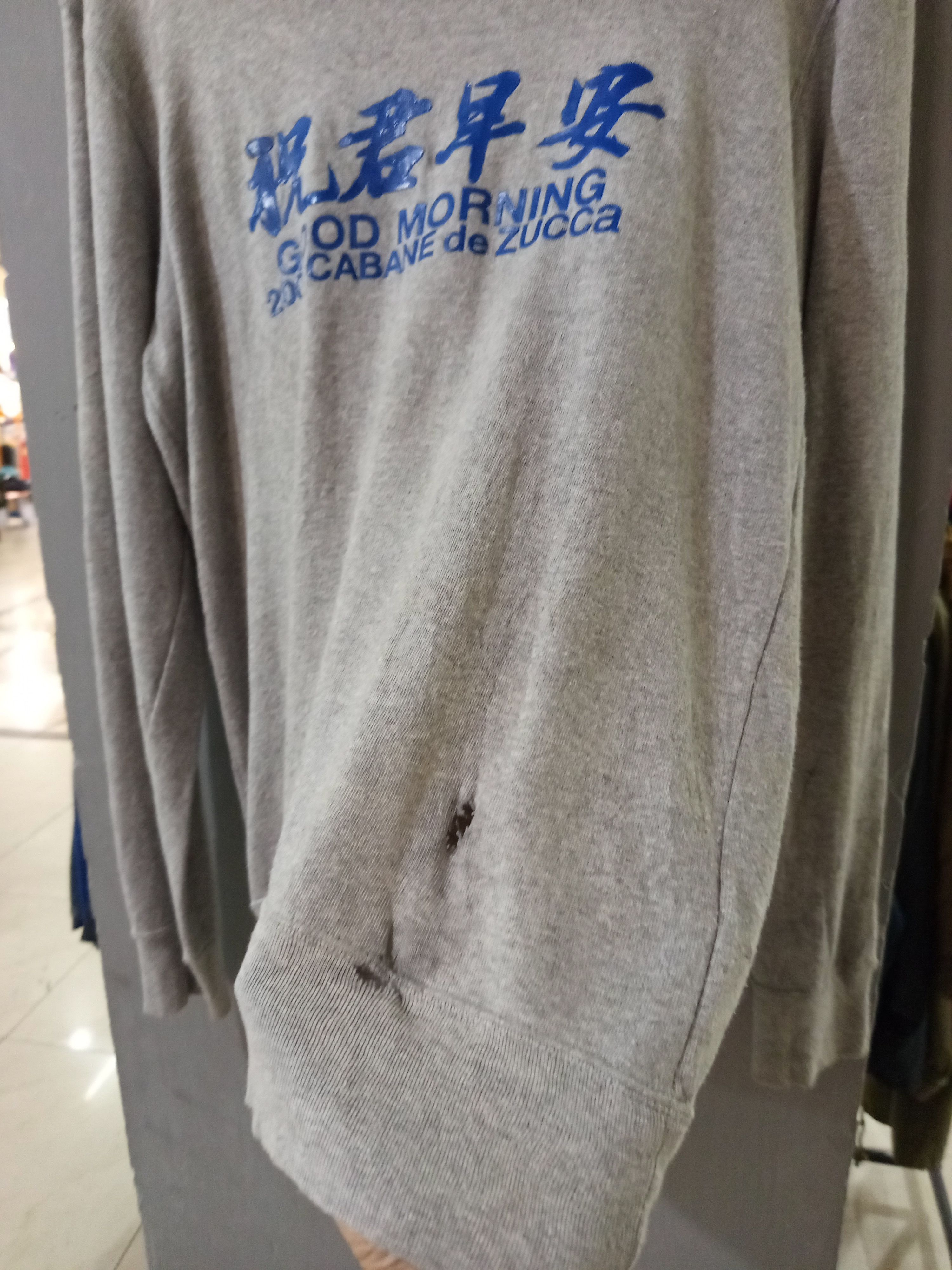 CABANE de ZUCCa Cabane de Zucca Sweatshirt “Good Morning” Size US L / EU 52-54 / 3 - 6 Thumbnail