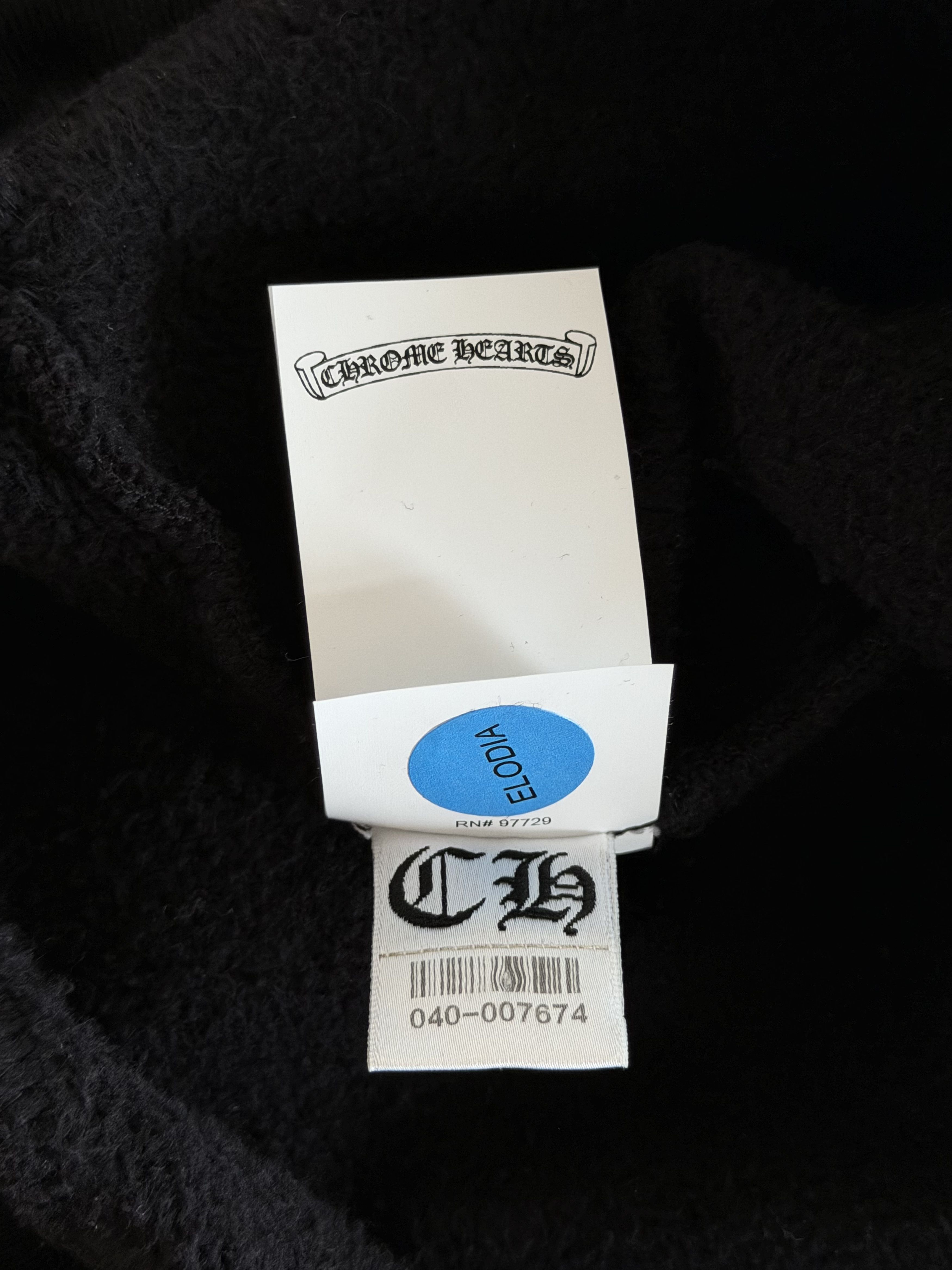 Chrome Hearts Chrome Hearts Black Cross Patch Quarter Zip Sweater Size US L / EU 52-54 / 3 - 7 Thumbnail