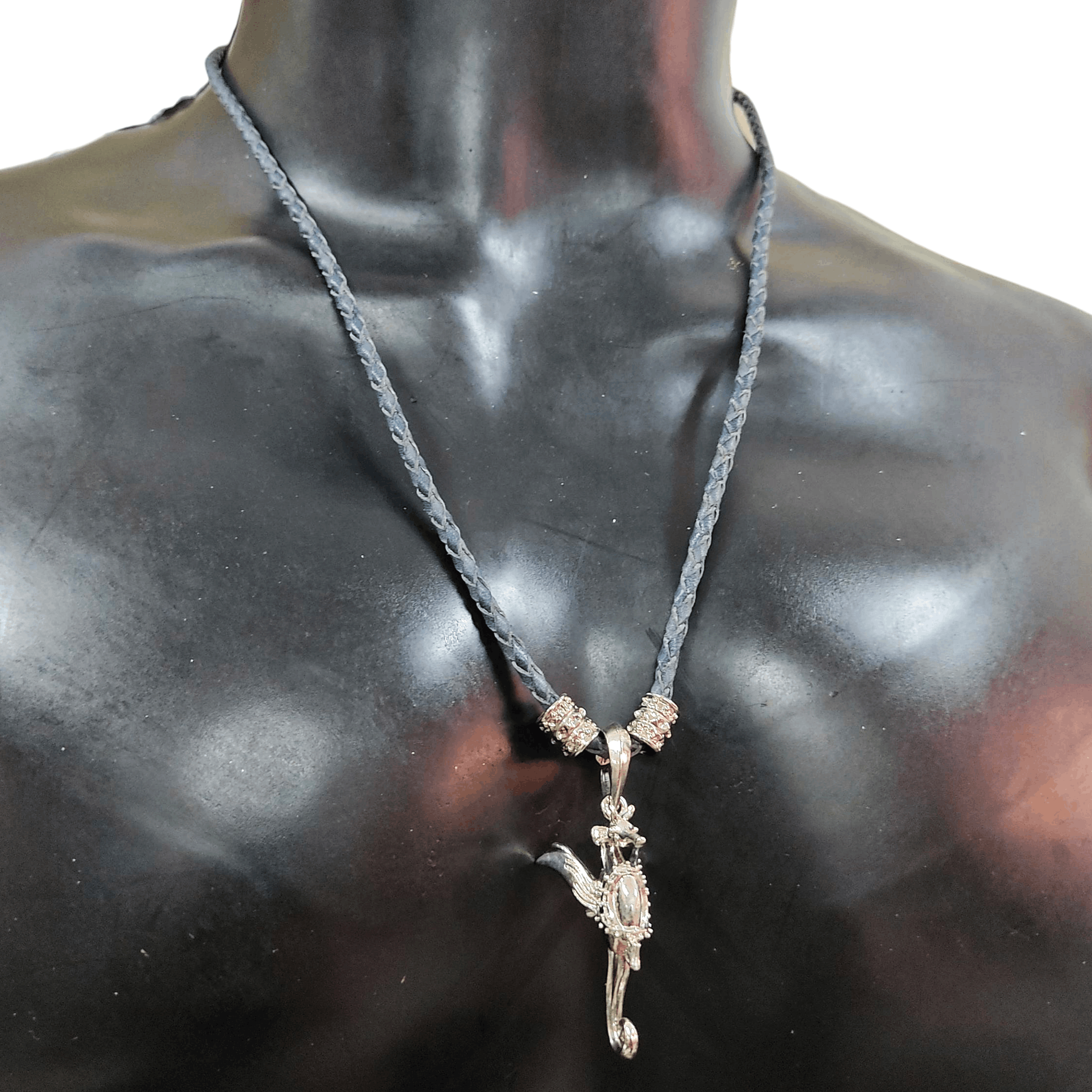Japanese Brand Tatuya Ishii Silver Winged Seahorse Bolo Tie Necklace Size ONE SIZE - 8 Thumbnail