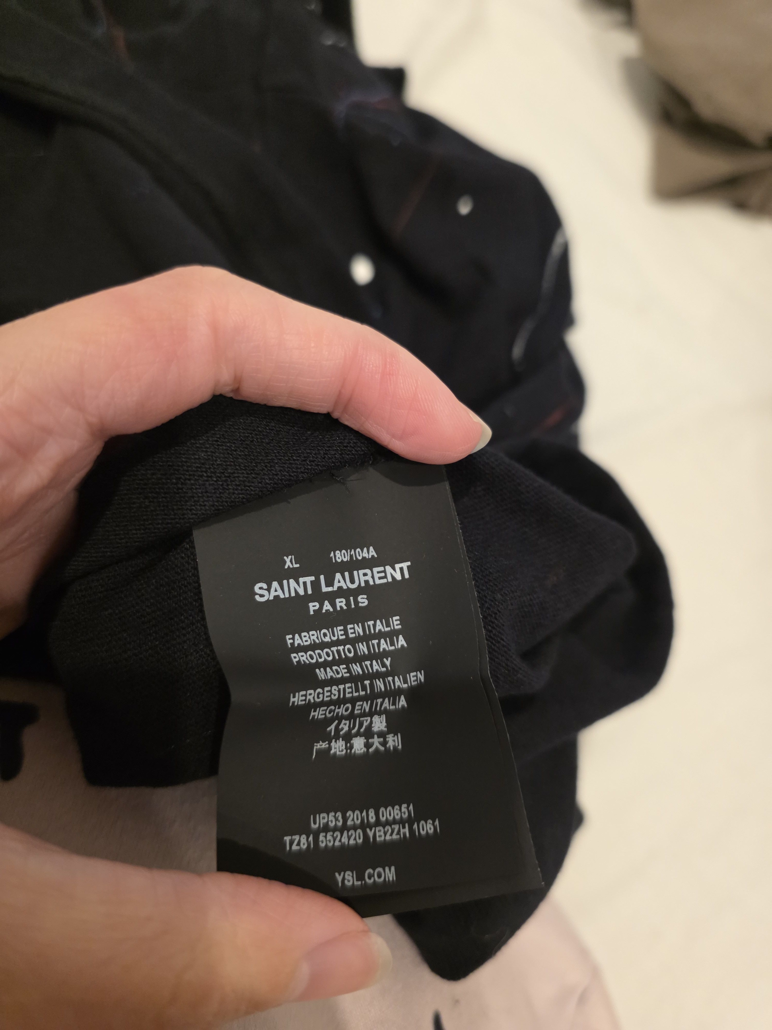 Saint Laurent Paris Saint Laurent T shirt Size US XL / EU 56 / 4 - 5 Thumbnail