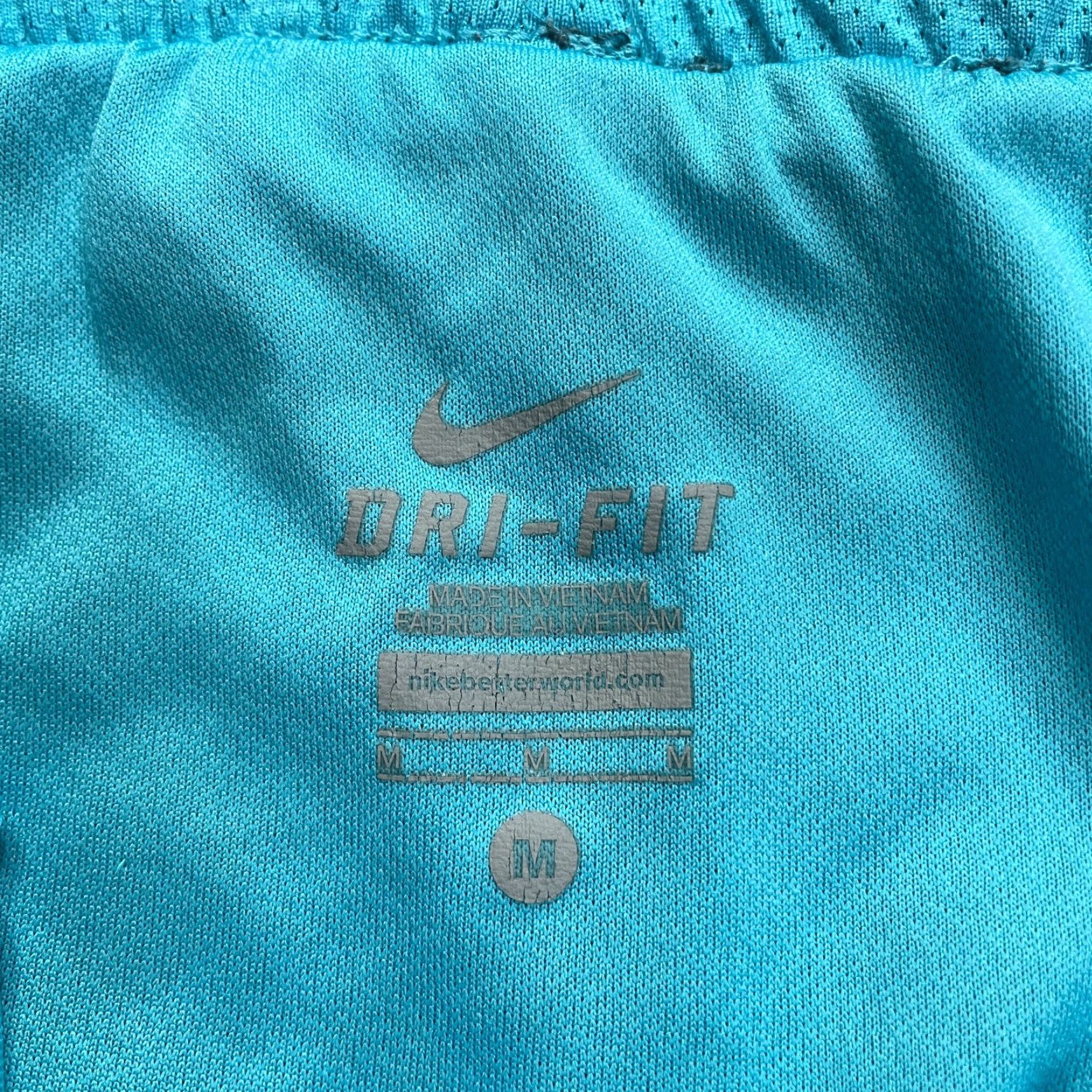 Nike Nike Dri-Fit Active Shorts Women M Blue Elastic Waist Athletic Running 30x4 Size 32" / US 10 / IT 46 - 7 Thumbnail