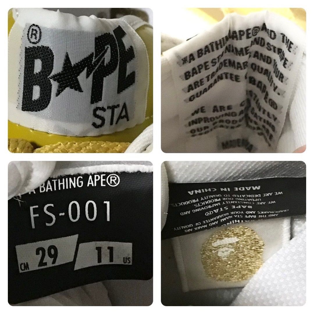 Bape × Nigo 🔥Not sold in store🔥 Gold Card BAPE STA sneakers NIGO APE Size US 11 / EU 44 - 9 Thumbnail