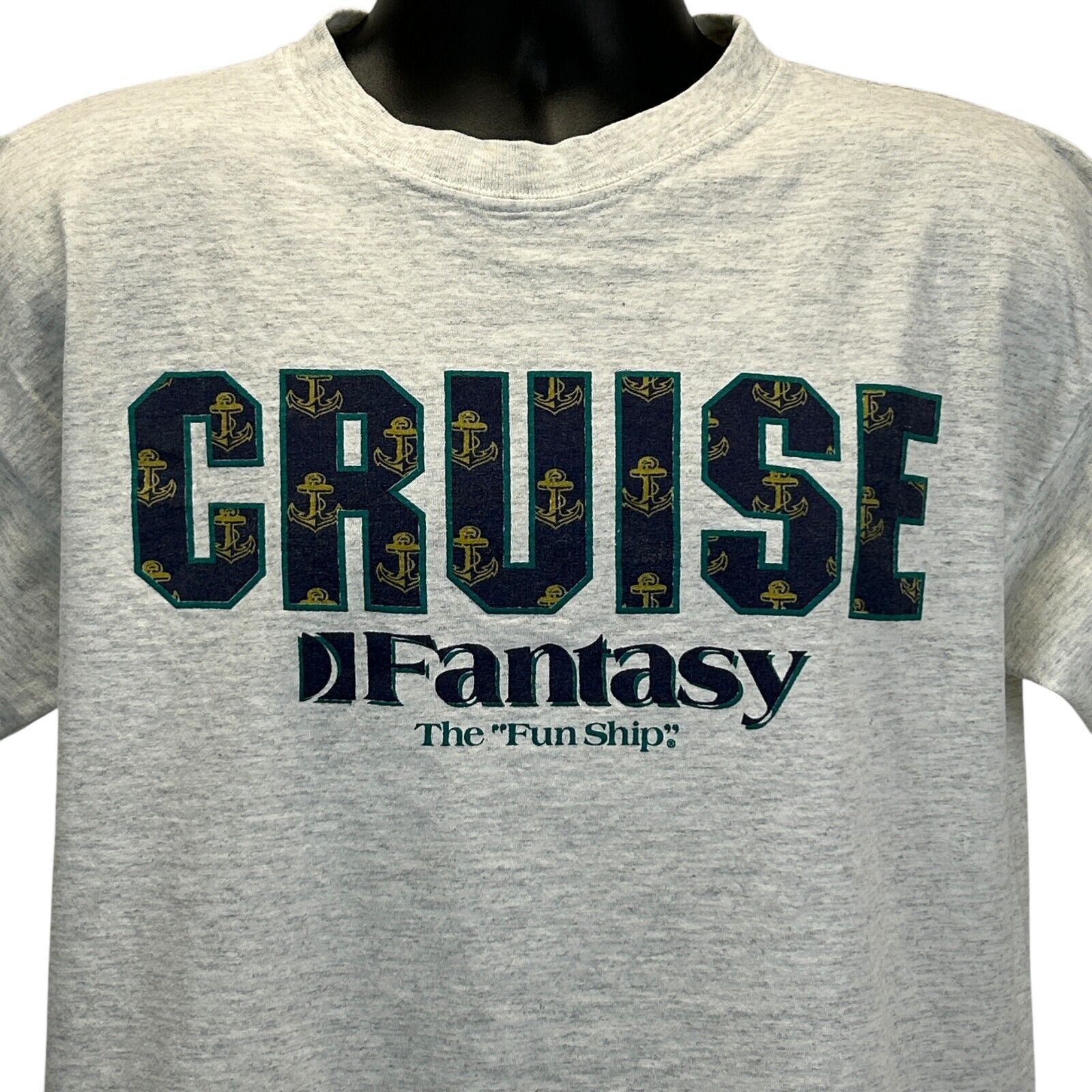 Vintage 90s Carnival Cruise Line Fantasy T Shirt L Large