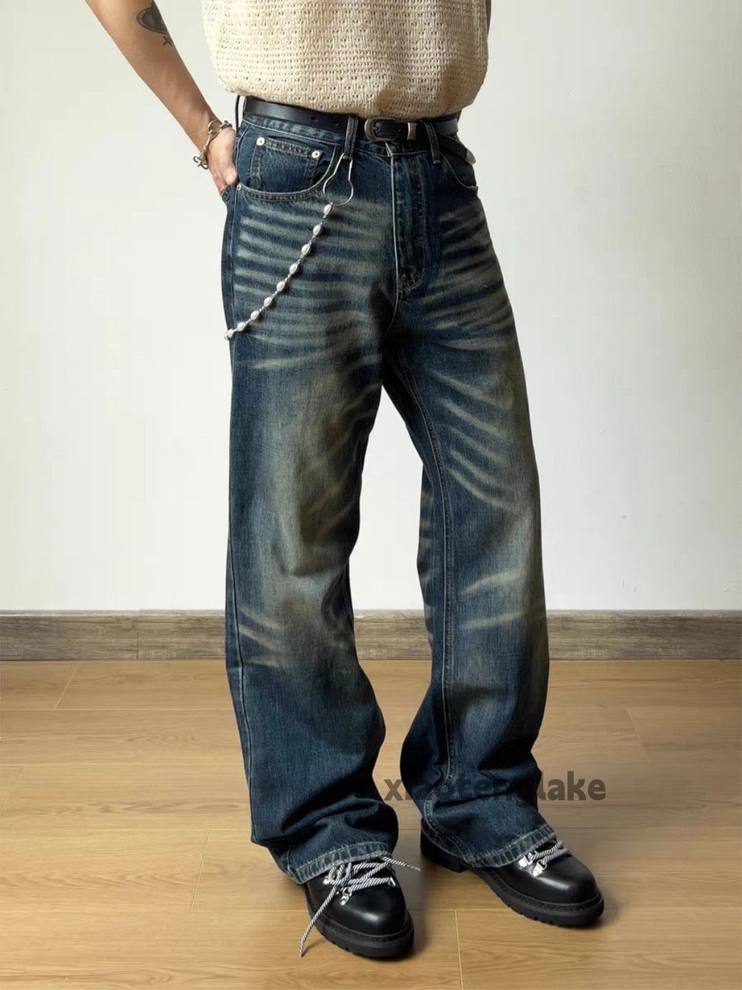 Jean xtl vintage washed faded cleanfit yuppie bootcut jeans Size US 32 / EU 48 - 8 Thumbnail