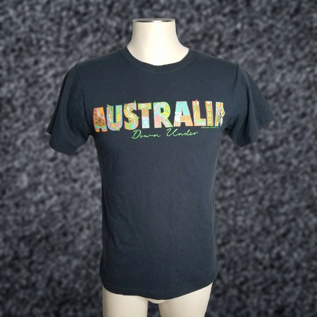 Vintage Samsousan Australia Shirt Mens Small Black 1990s Vintage Souvenir T-Shirt Down Under Graphic Tee Mens Size US S / EU 44-46 / 1 - 1 Thumbnail