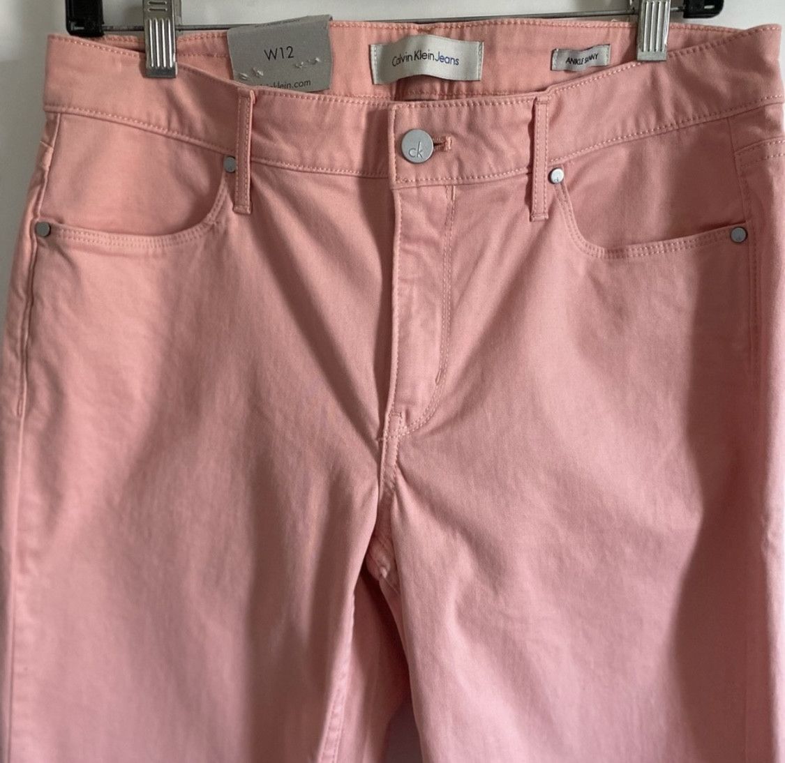Calvin Klein CALVIN KLEIN JEANS ANKLE SKINNY STRETCH HIGH RISE SZ 12 Size 34" / US 12 / IT 48 - 3 Thumbnail