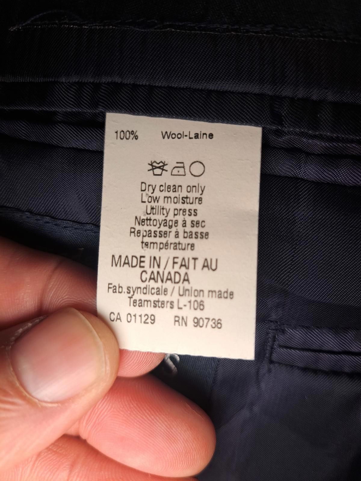 Polo Ralph Lauren Ralph Lauren Sport Coat Mens 52L Navy Blue Glen Plaid Wool Size 52L - 3 Thumbnail